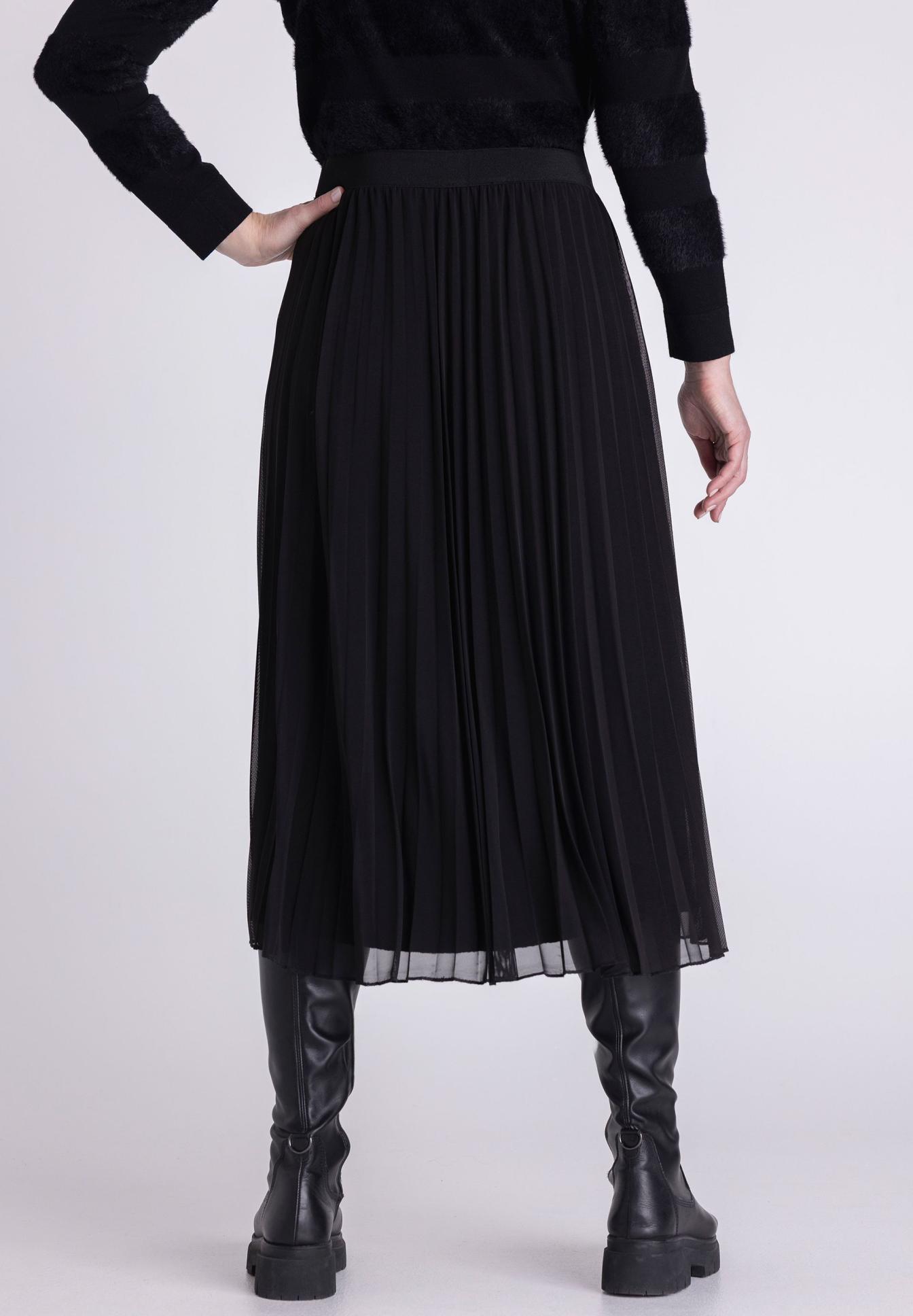 Plisseerock, Midirock, Schwarz, Tüllstoff, Elastischer Bund, Plisseerock, Midirock, Schwarz, Elastischer Bund, Tüllrock, Plisseerock, Midirock, Schwarz, Hoher Bund, Transparenter Saum, Plisseerock, Midirock, Schwarz, Transparenter Stoff