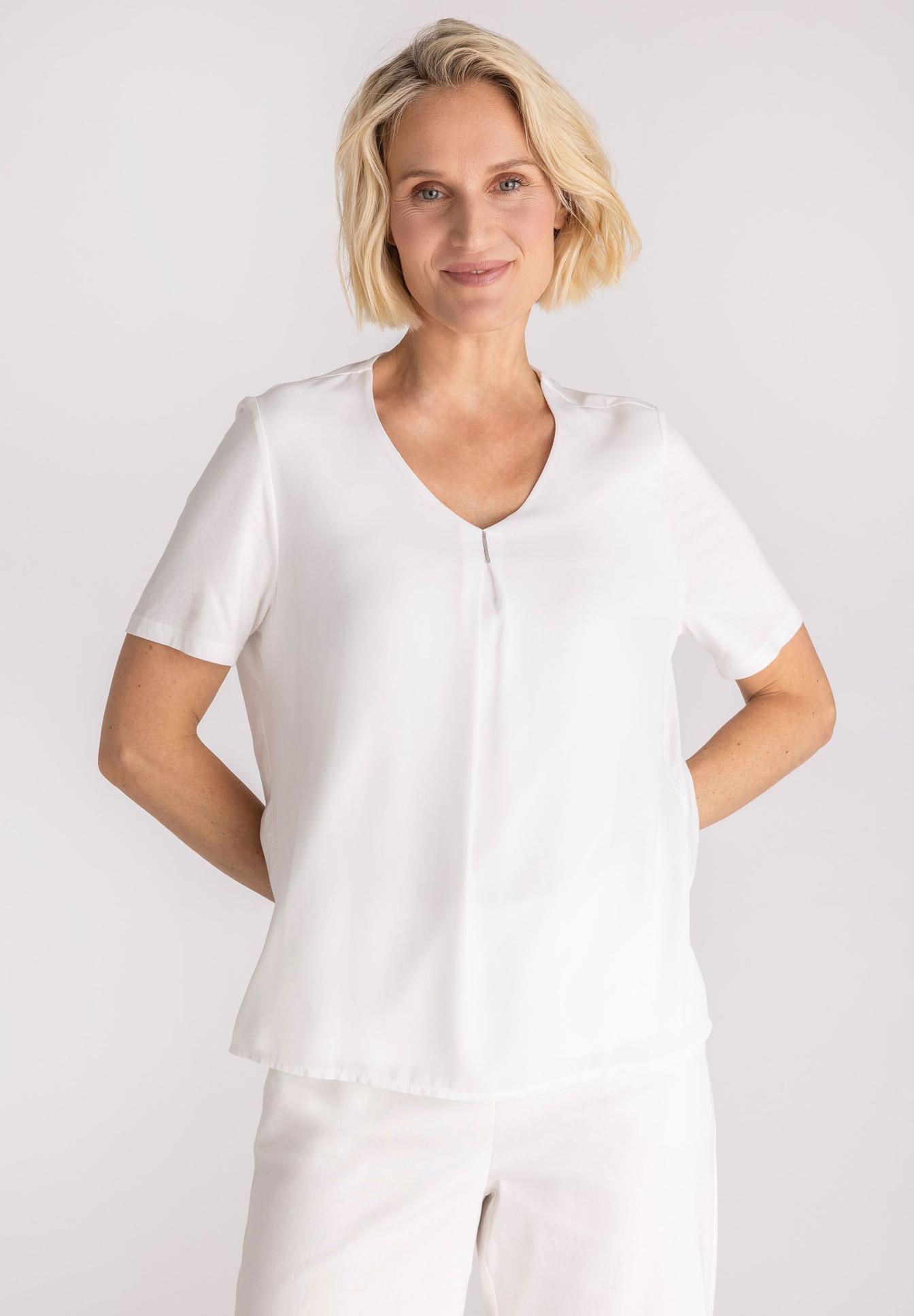 Blusenshirt mit feiner Naht - Produktbild 1