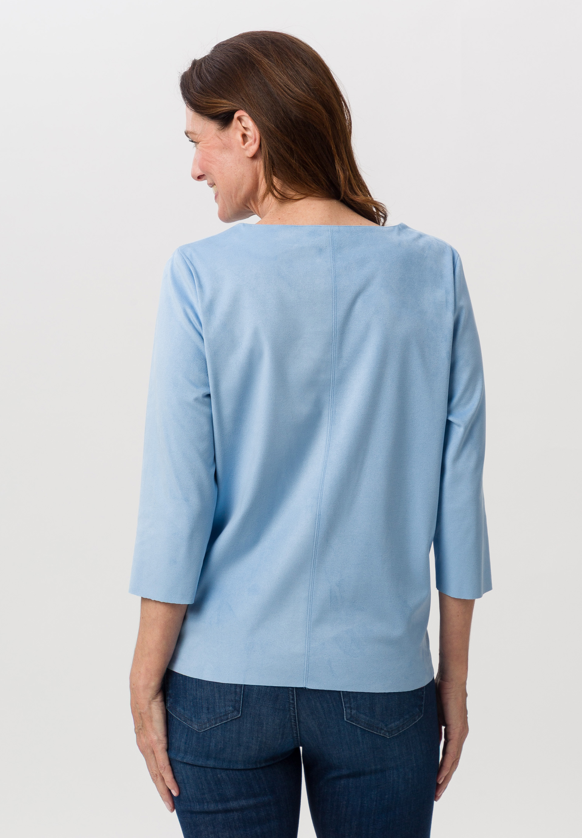 Shirt aus pflegeleichtem PES-Stretch-Lederimitat - Bild 2