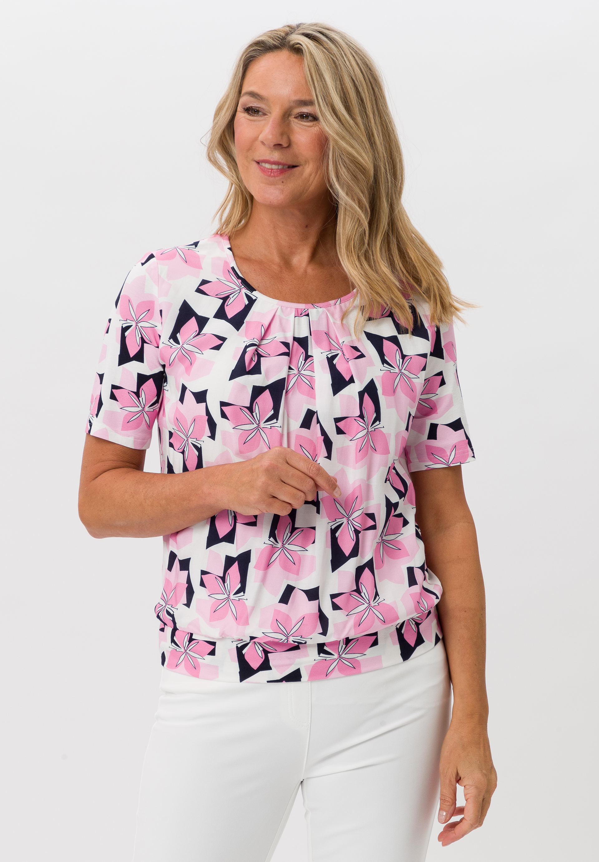 Blusenshirt aus Ecovero Viskose Blusenshirt aus Ecovero Viskose - Produktbild 1