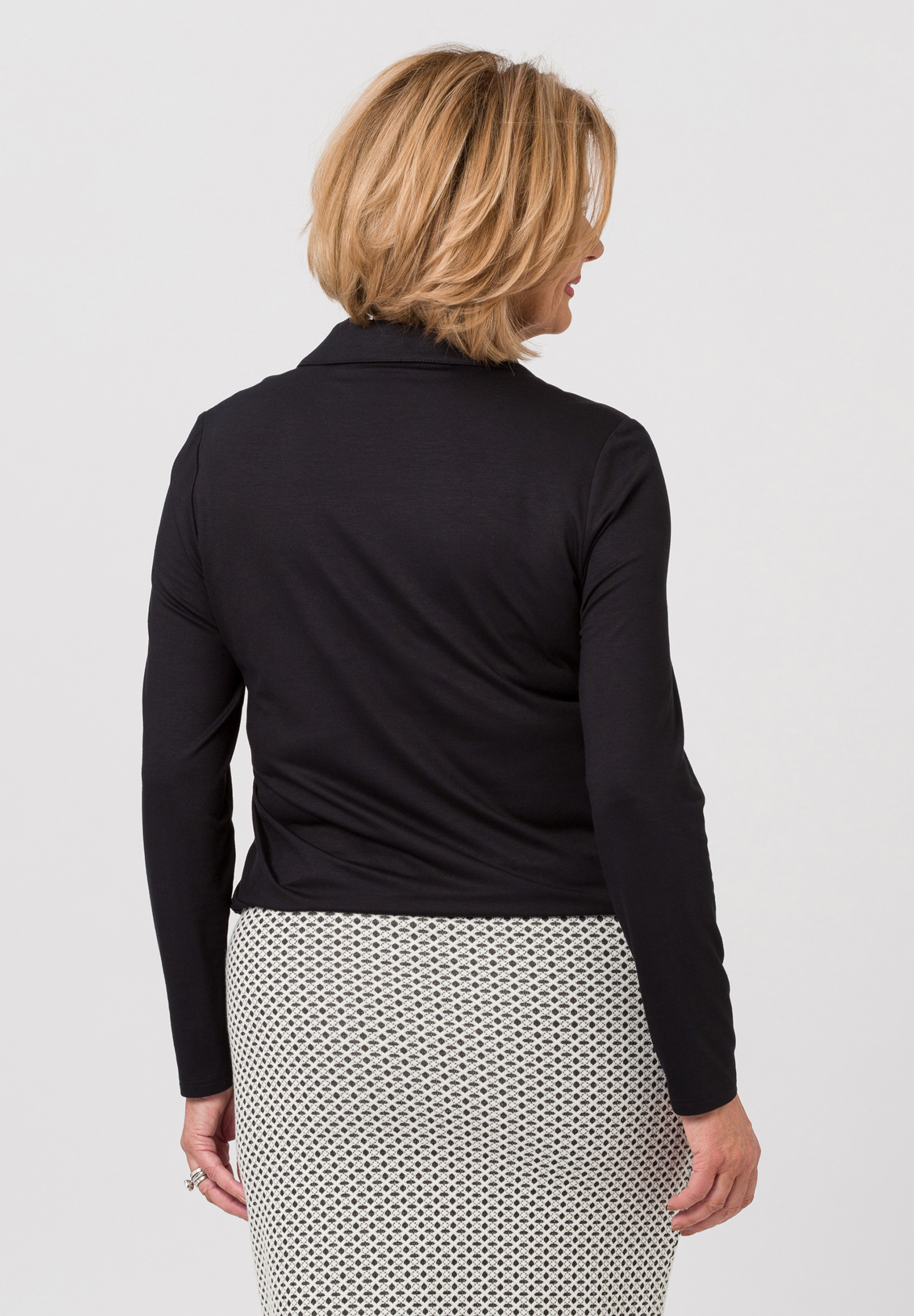 Blusenshirt mit Poloblende - Bild 2
