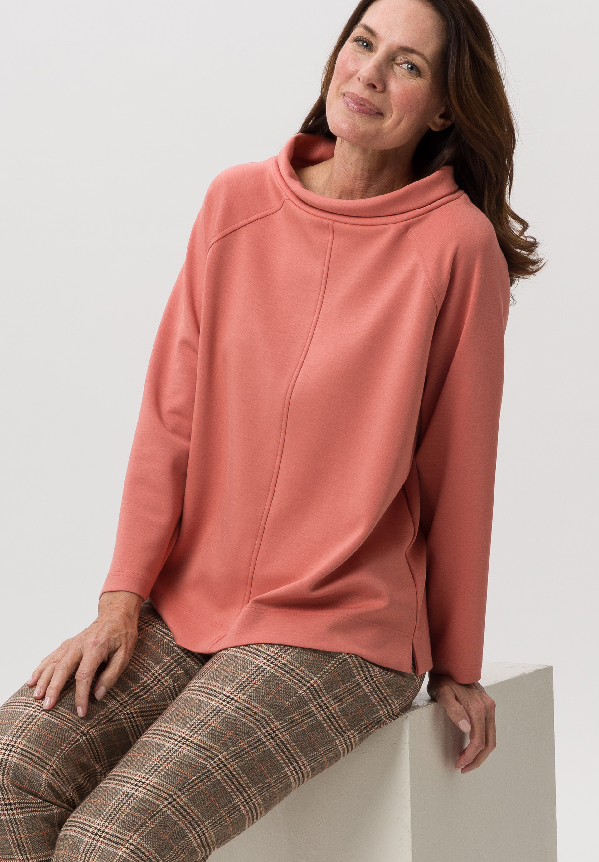 Sweatshirt aus softem Modal-Mix-Jersey - Produktbild 1