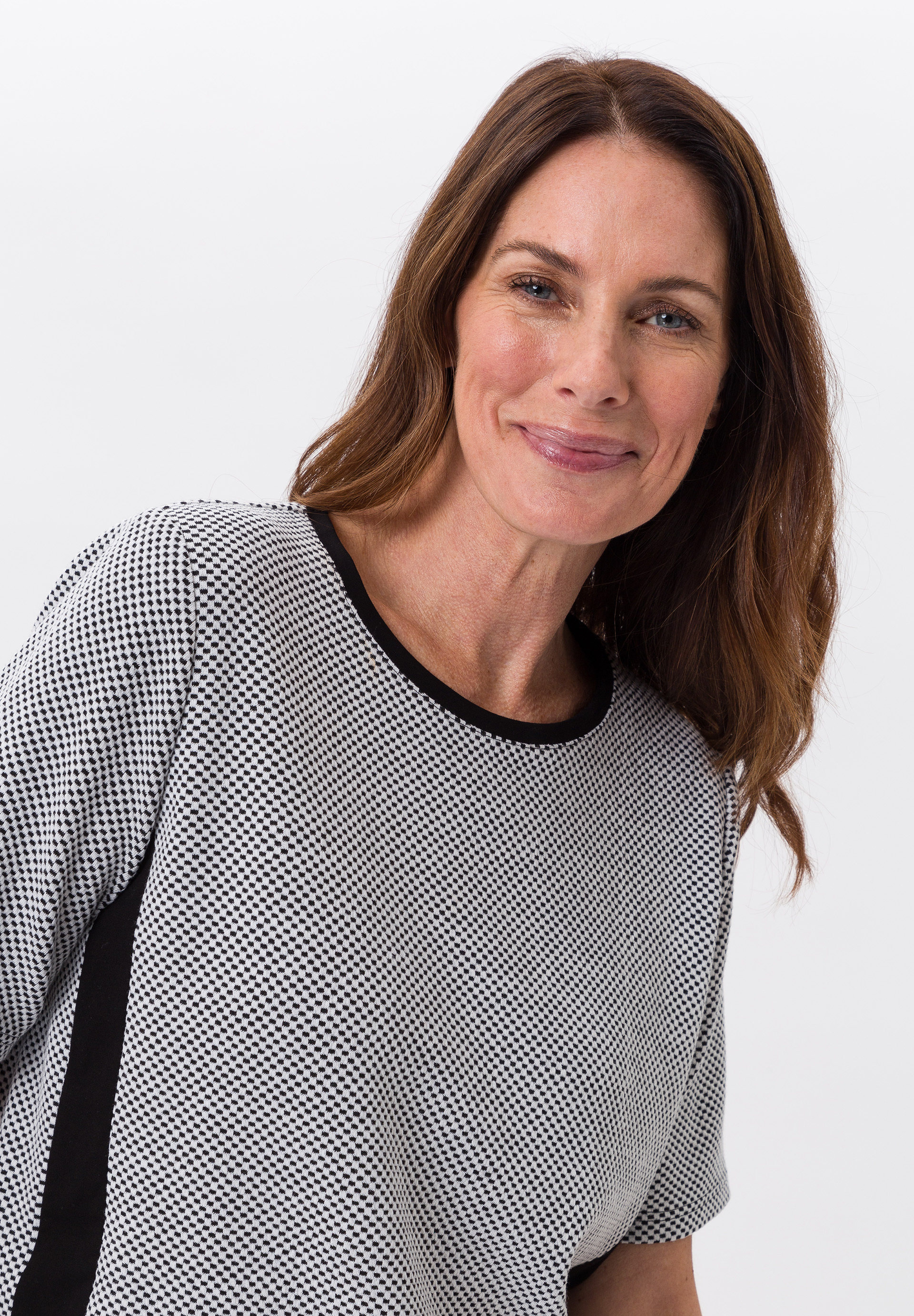 Shirt mit kontrastfarbenen Blenden - Bild 4
