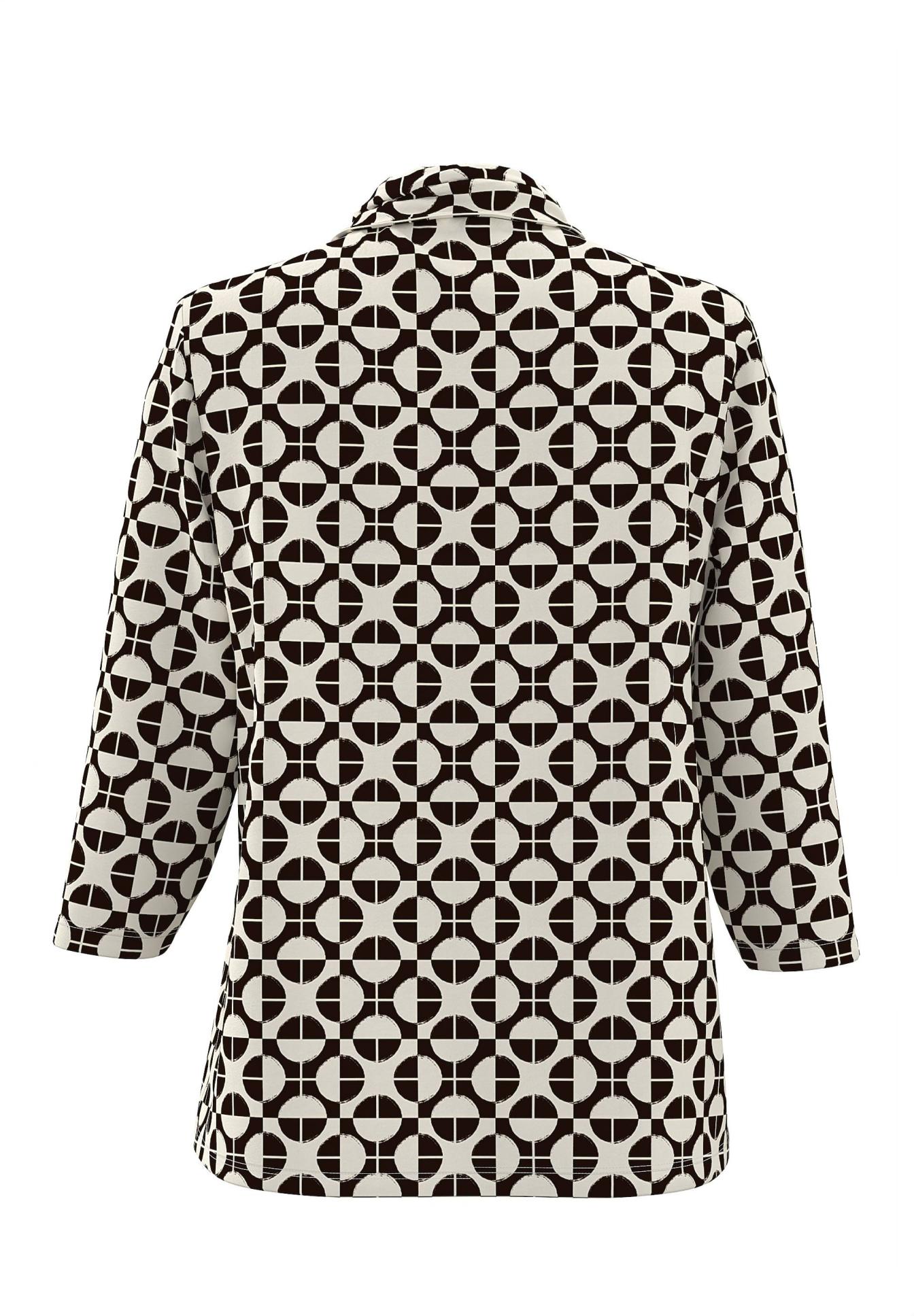 Shirt mit angeschnittenem Stehkragen - Produktbild 2