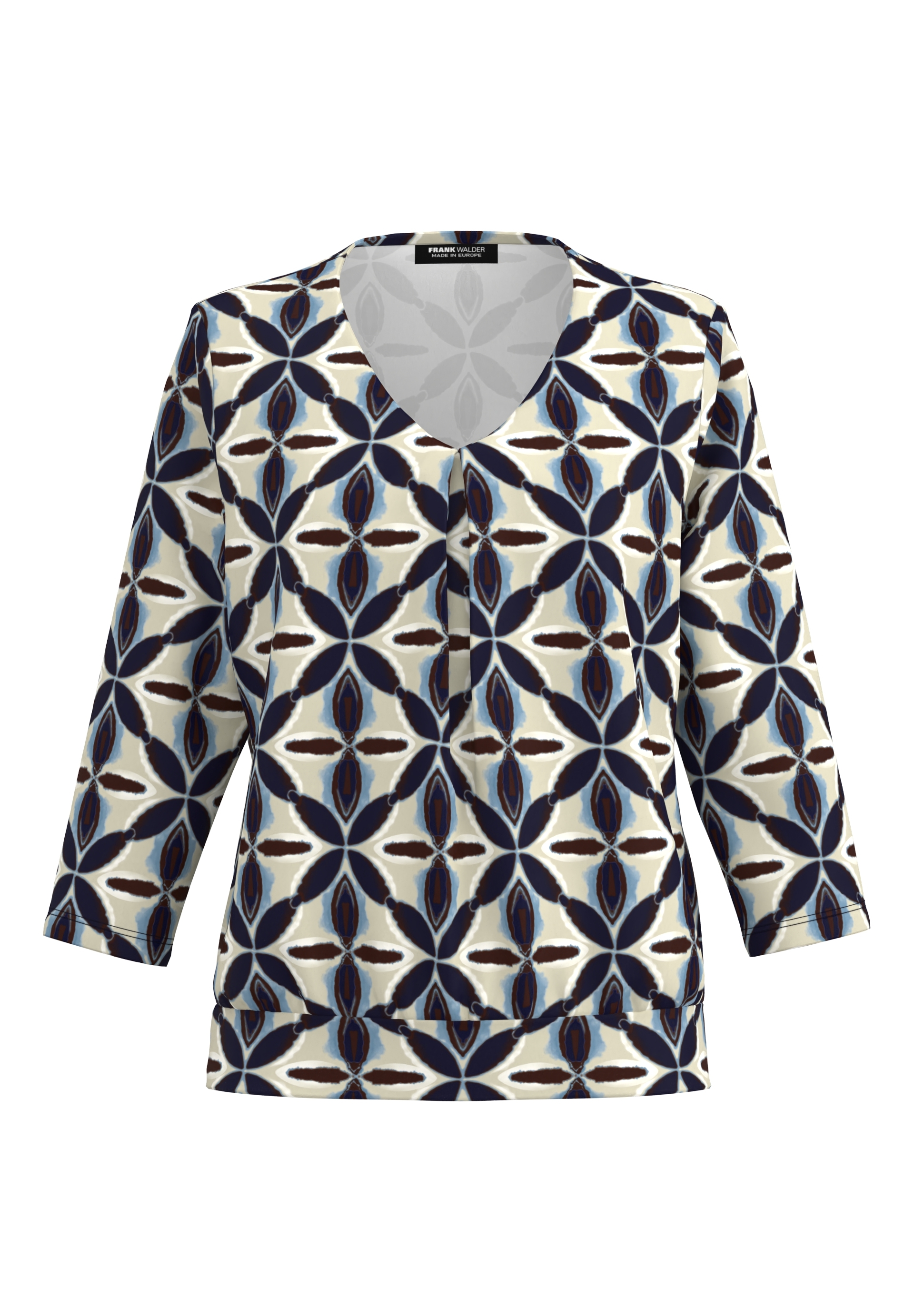 Blusenshirt mit Faltendetail im Vorderteil Blusenshirt mit Faltendetail im Vorderteil - Produktbild 1