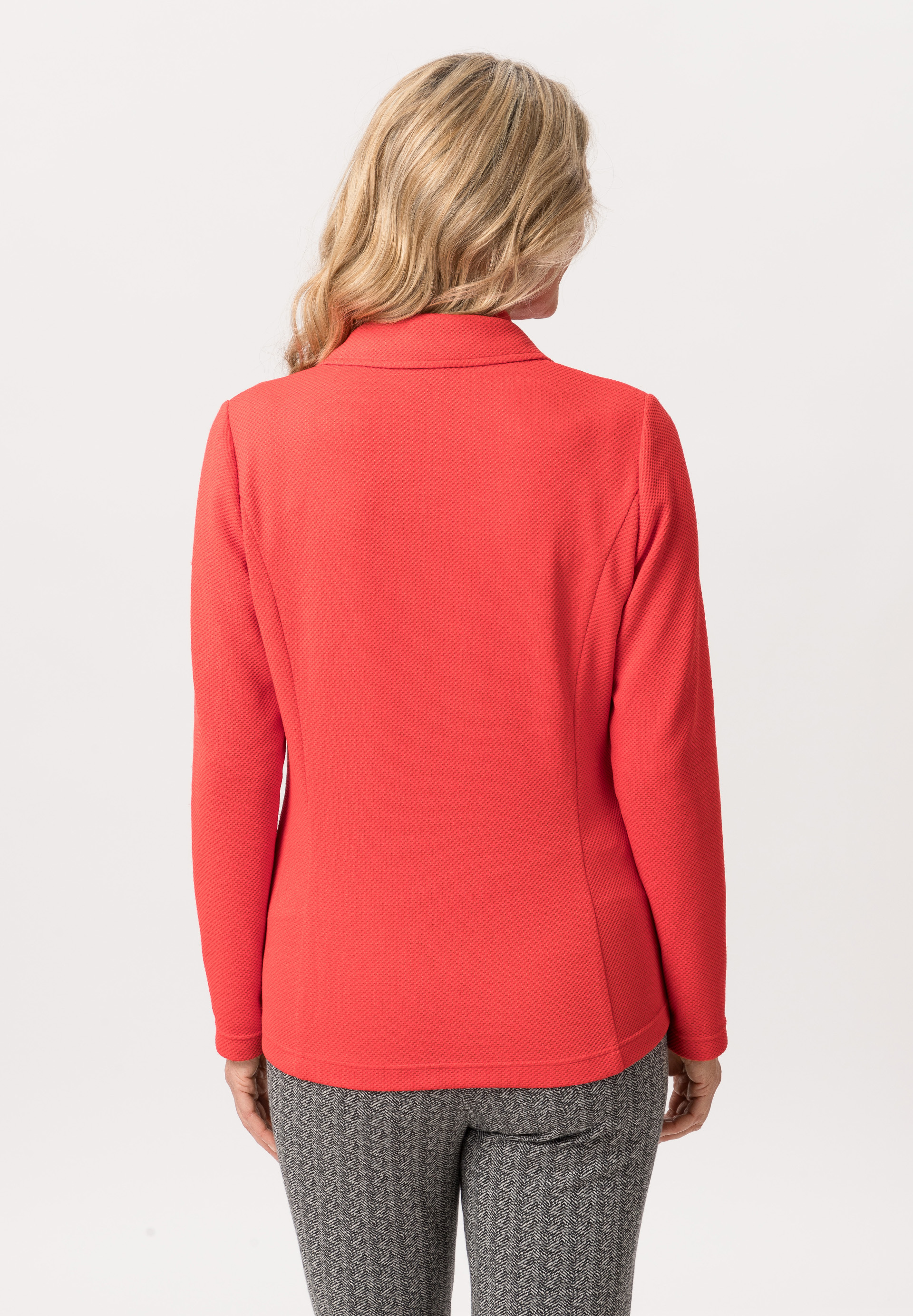 Lapel blazer In easy-care PES textured fabric - Bild 2 Lapel blazer In easy-care PES textured fabric - Bild 2
