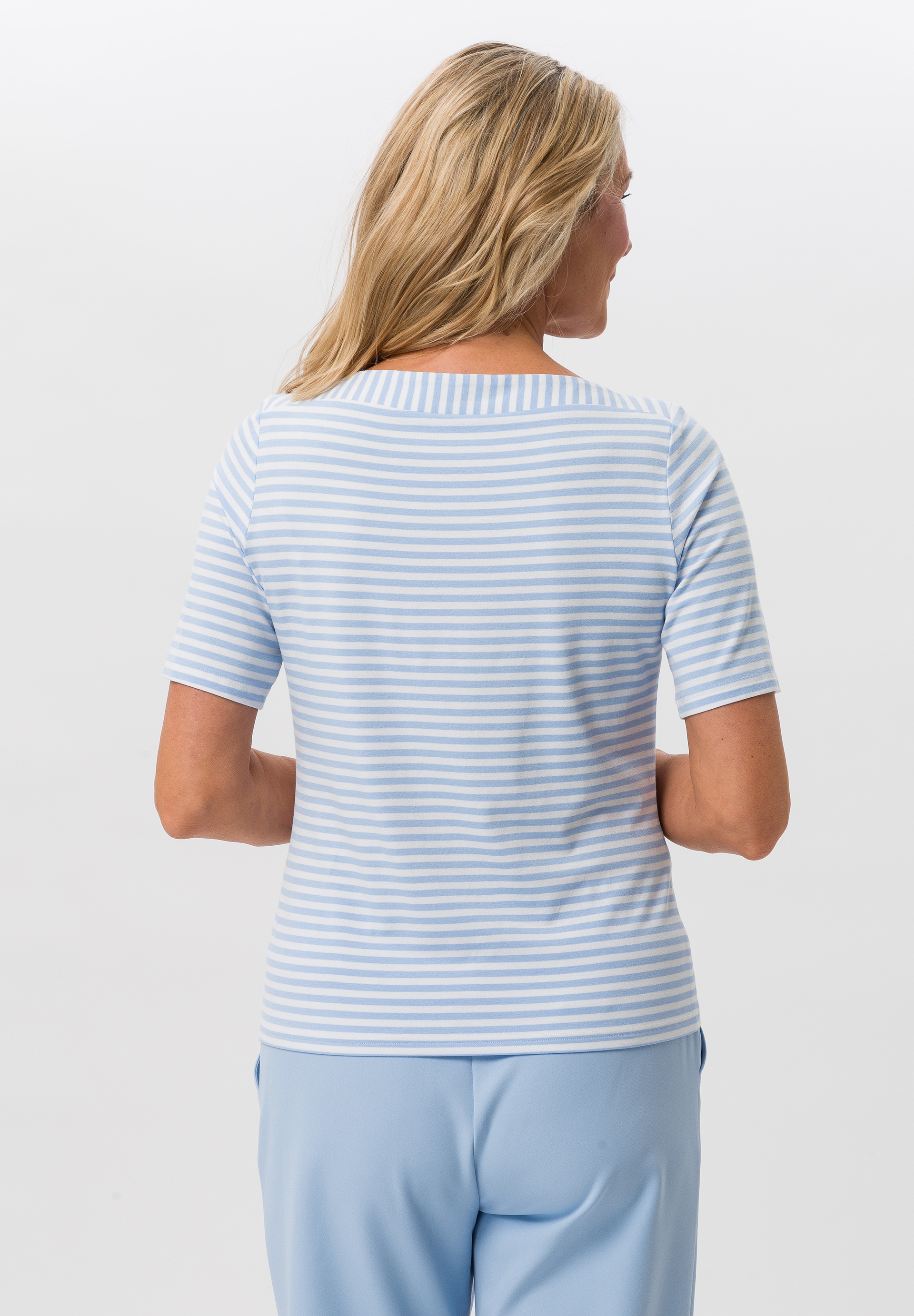 Ringelshirt mit U-Boot-Ausschnitt - Bild 2 Ringelshirt mit U-Boot-Ausschnitt - Bild 2