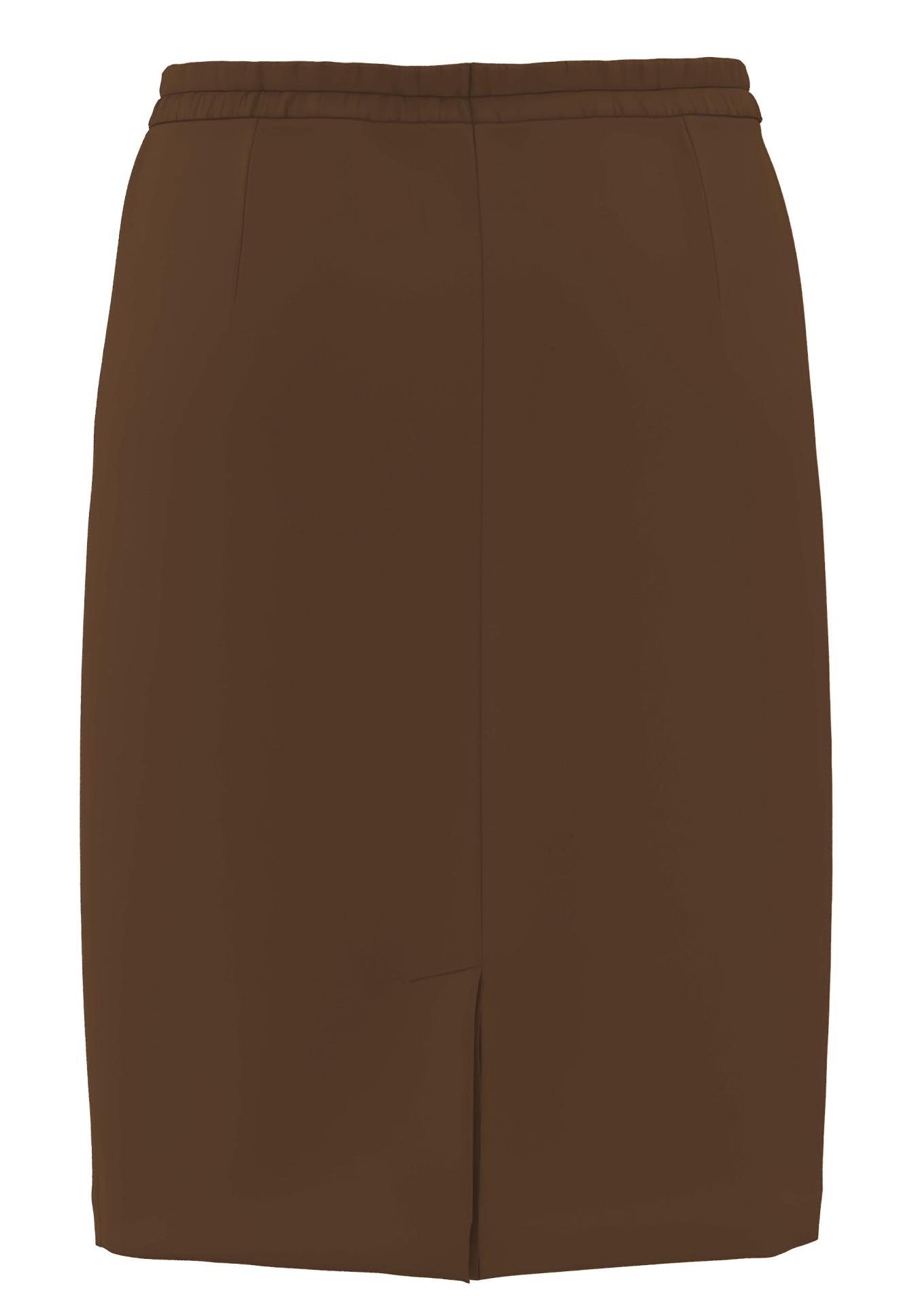 braun, Rock, Kleidungsstück, Stoff, midlänge, rock, rock, braun, knielang, elastischer bund, skirt, brown, mid-length, elastic waistband, plain, rock, braun, midikleid, einteiliger stoff, klassischer schnitt, rock, knielänge, braun, rock, elastischer saum