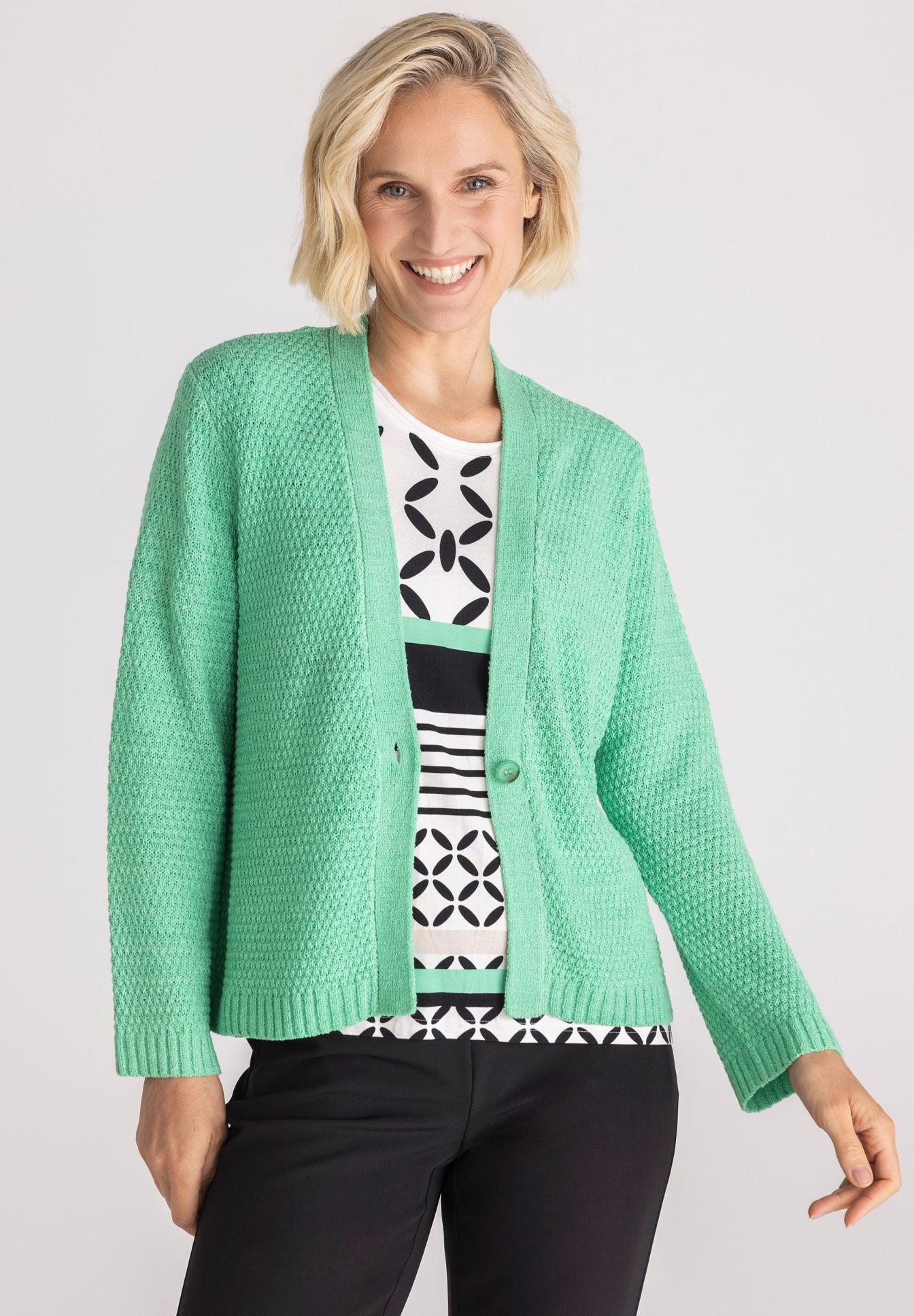 Strickjacke mit Strukturmuster - Produktbild 1