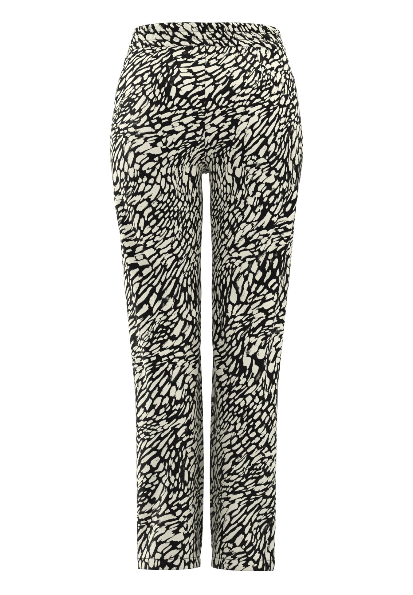 Broek in modernem Alloverprint - Produktbild 2