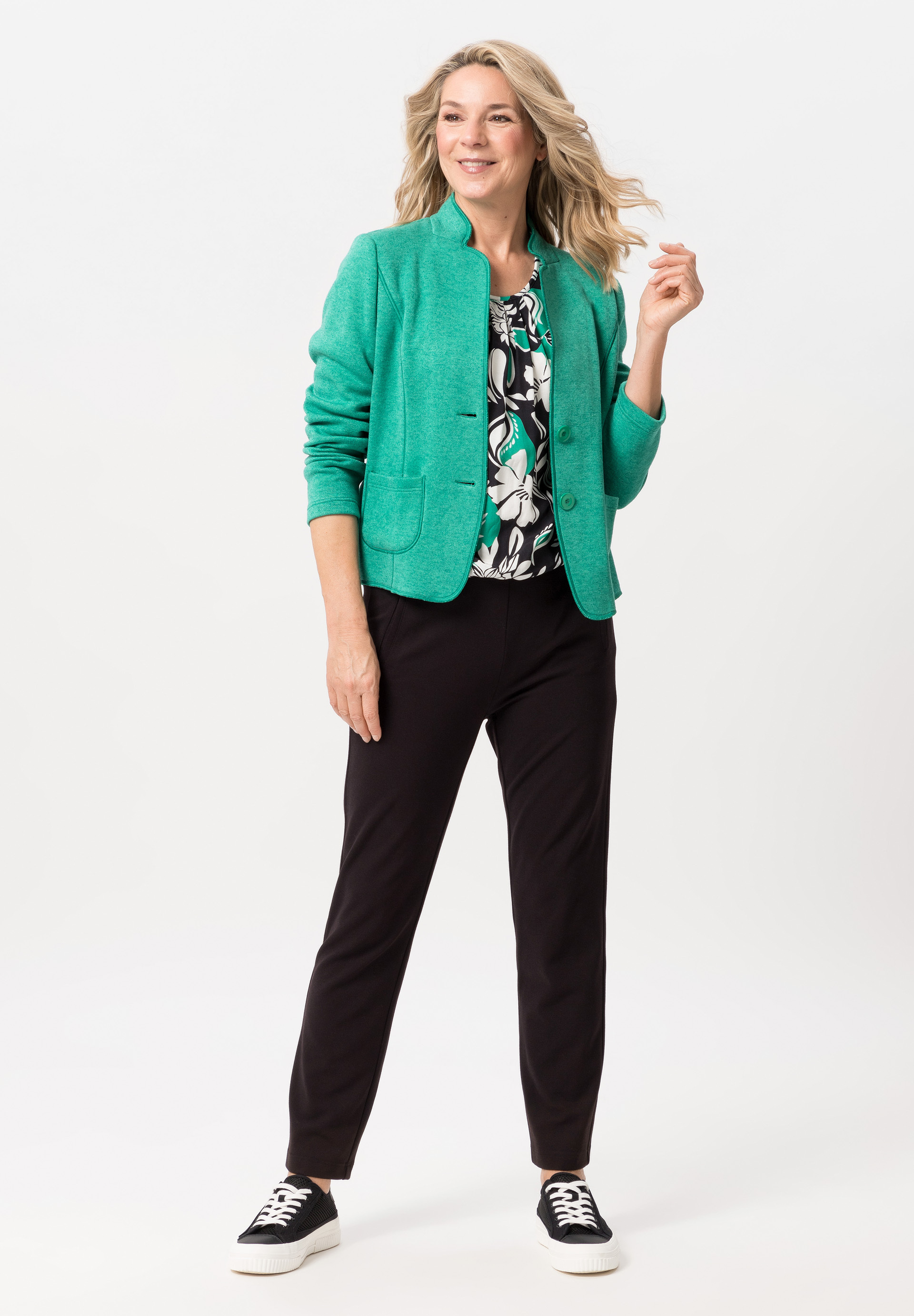 Blouse shirt with floral design - Bild 3 Blouse shirt with floral design - Bild 3