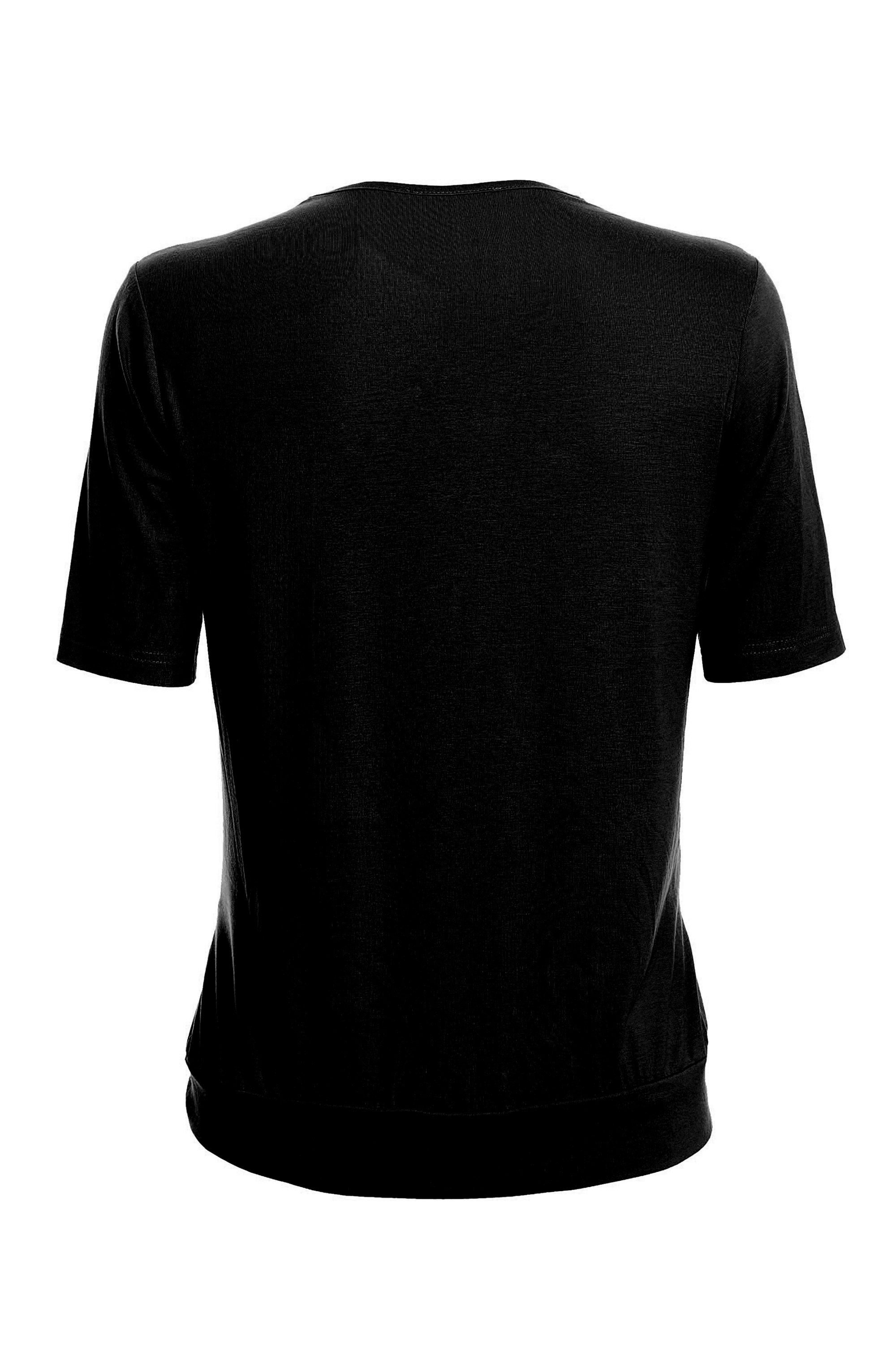 Blusenshirt im Materialmix - Bild 2