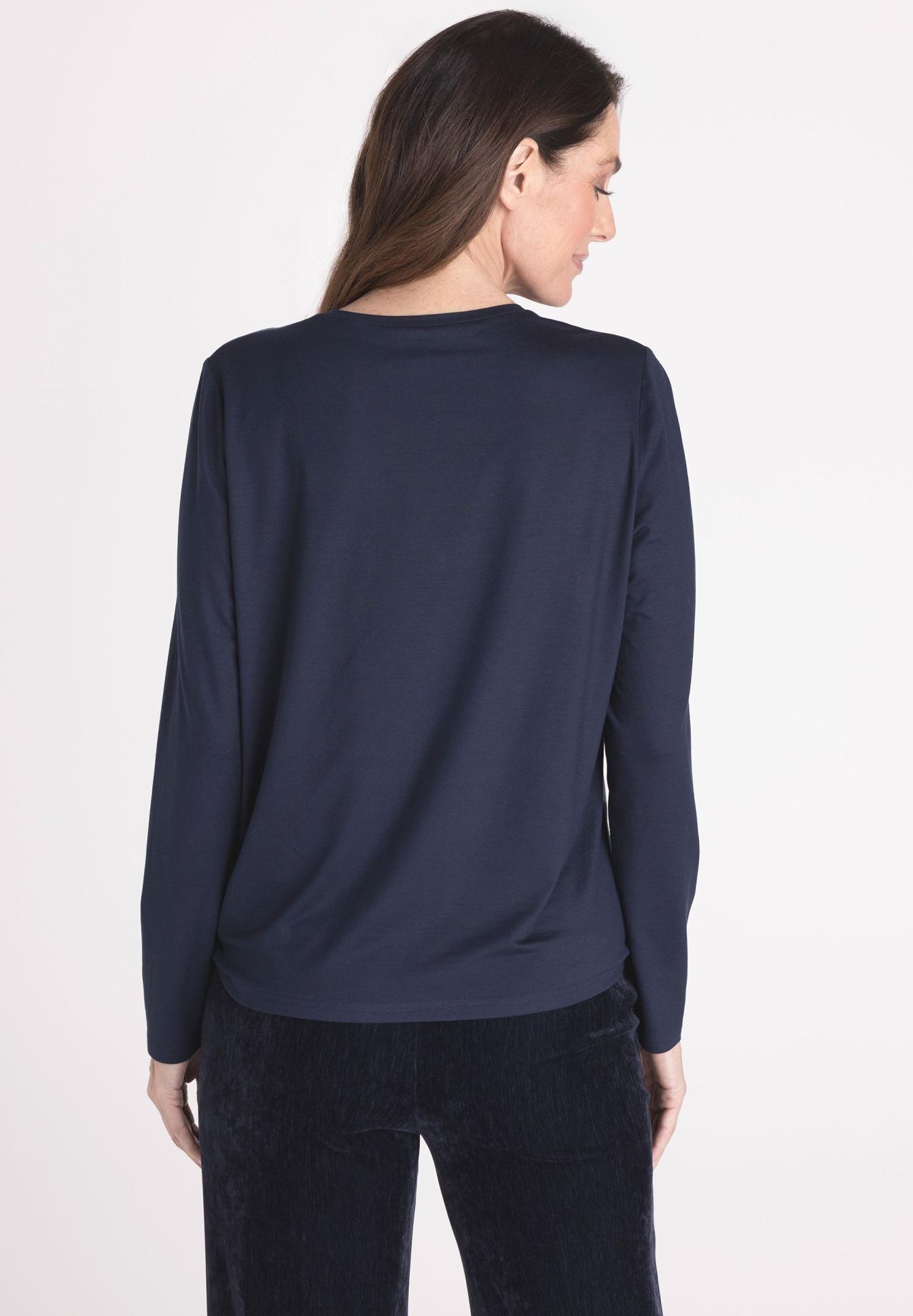 Langarmshirt, Navy, Oberteil, Uni, Knit, Langarmshirt, Rundhals, dunkelblau, Baumwolle/ Jersey, einfarbig, Langarmshirt, Rundhals, Navy, Kleidertop, Baumwolle?, Weich, Stoff?, Blau, langarmshirt, dunkelblau, Rundhals, Baumwolle, uni