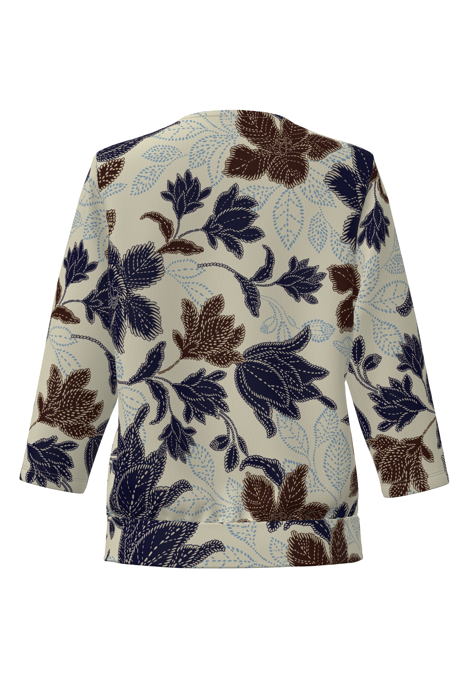 Blusenshirt mit Faltendetail im Vorderteil - Bild 2