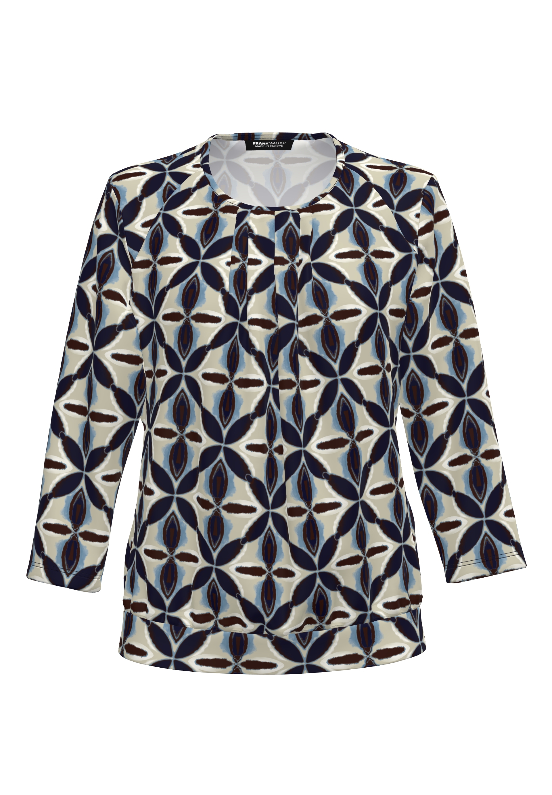 Blusenshirt mit aparter Faltenpartie Blusenshirt mit aparter Faltenpartie - Produktbild 1