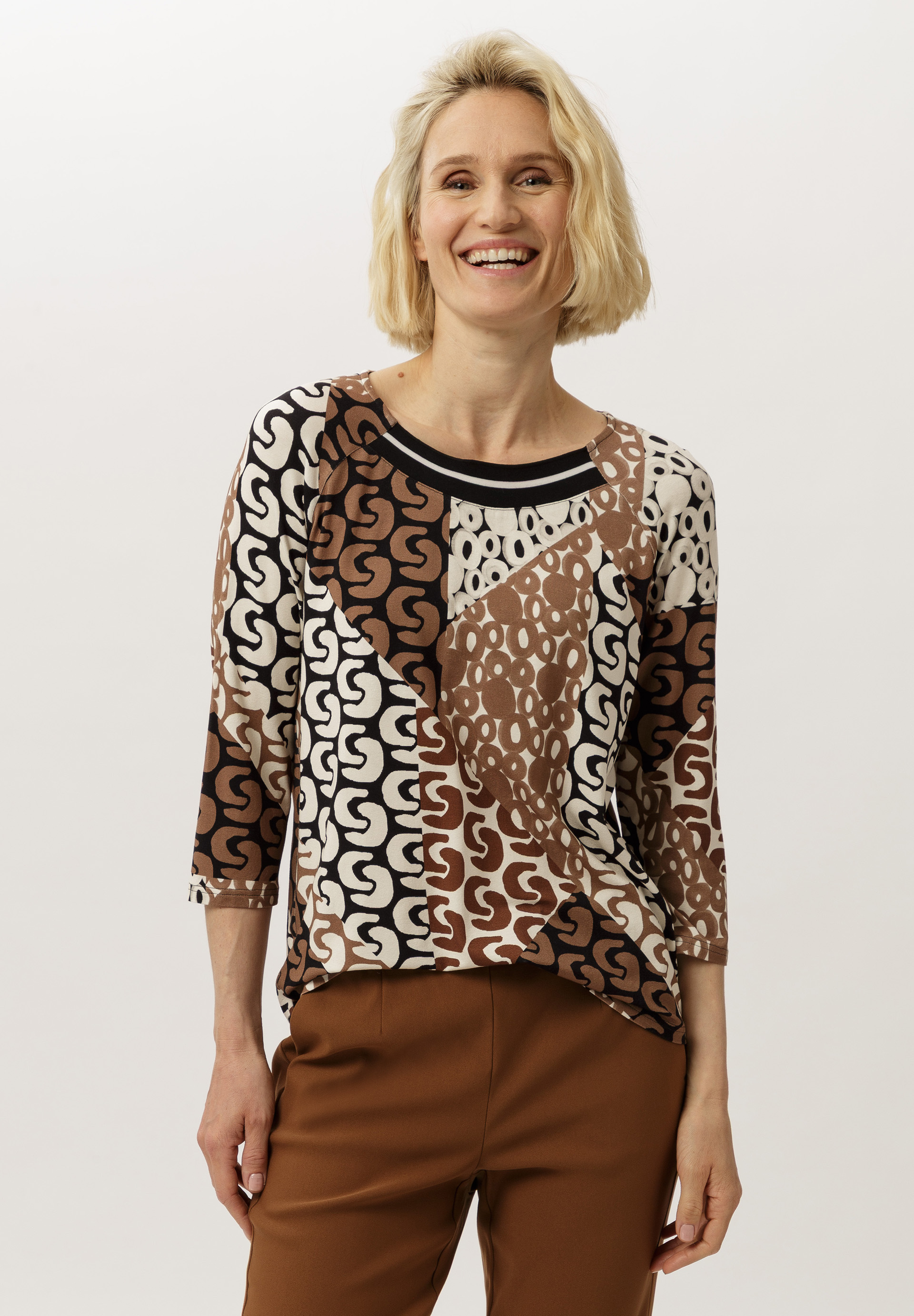 Shirt mit Strickbündchen - Produktbild 1