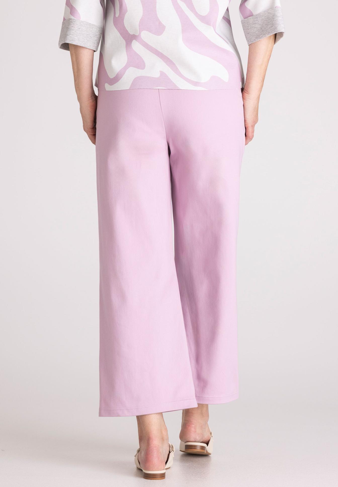 Hose, Schlaghose, Palazzo, Lila, Weite, weite Hose, rosa Hose, Hose, soft pink, mittelhohe Taille, weite_hose, palazzo_hose, hemd_pastell, lila_hose, weiche_farbe, Hose, Palazzo, Lila, Weite, Stoff, Hose, Palazzo-Hose, Lila, Baumwolle, Glatt