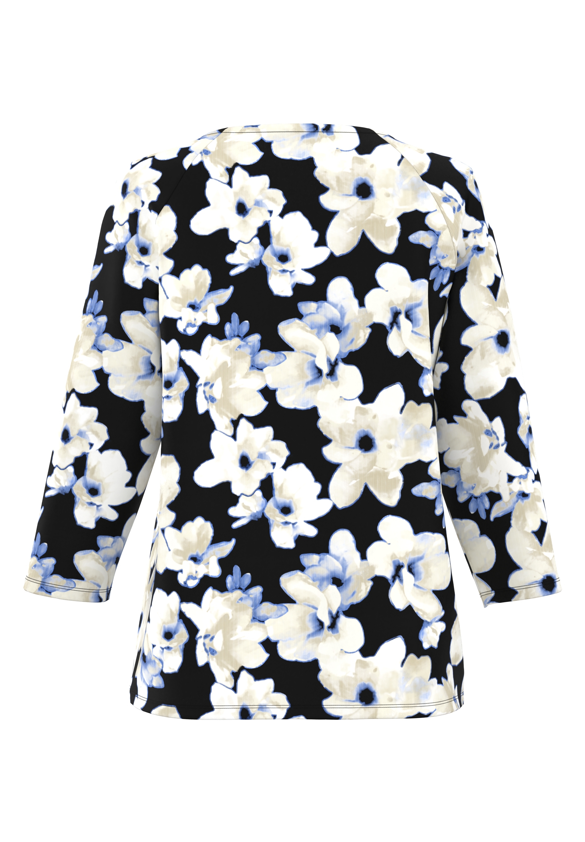 Shirt mit Strickbündchen Shirt mit Strickbündchen - Produktbild 2