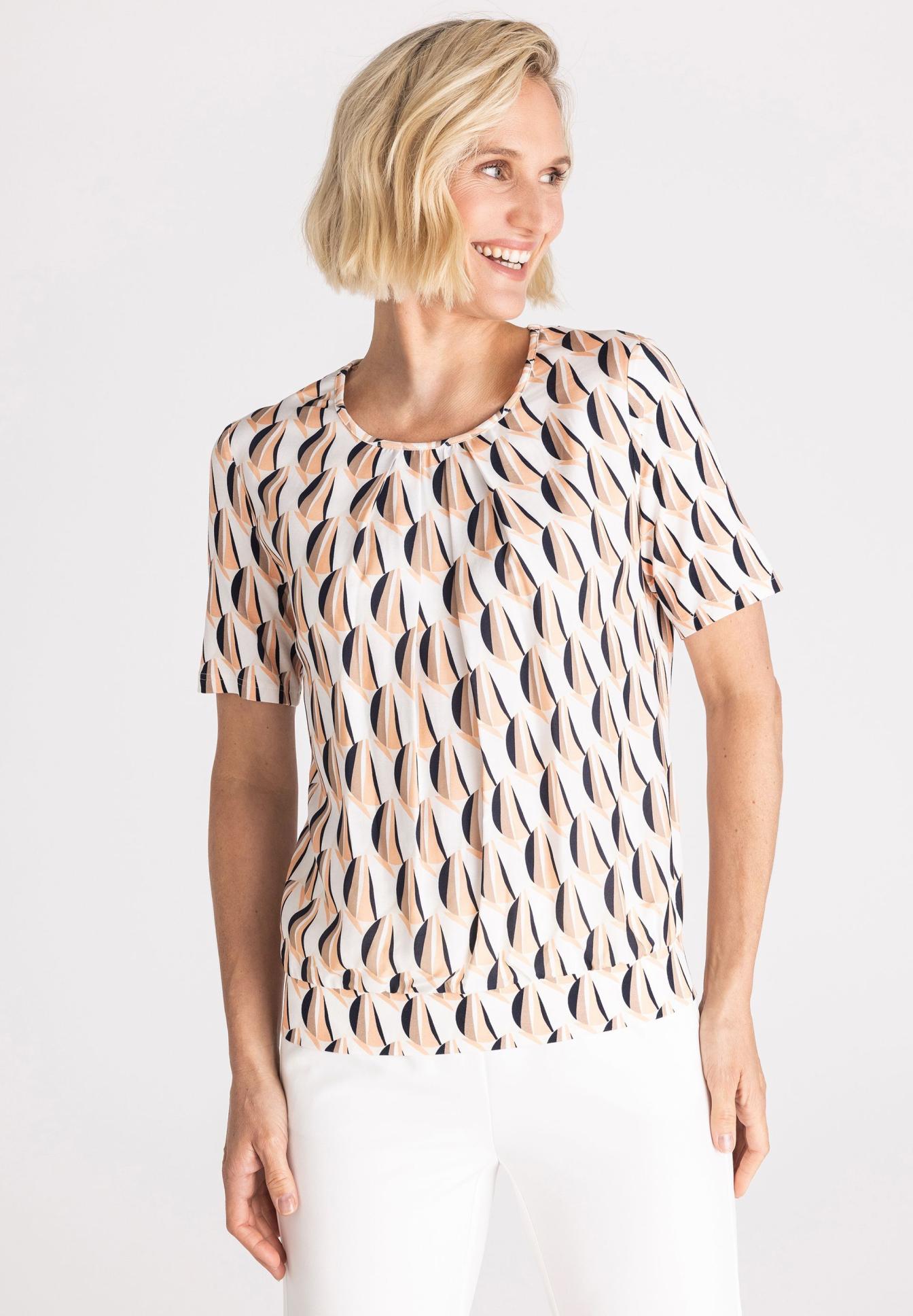 Blusenshirt mit zarter Drapierung - Produktbild 1