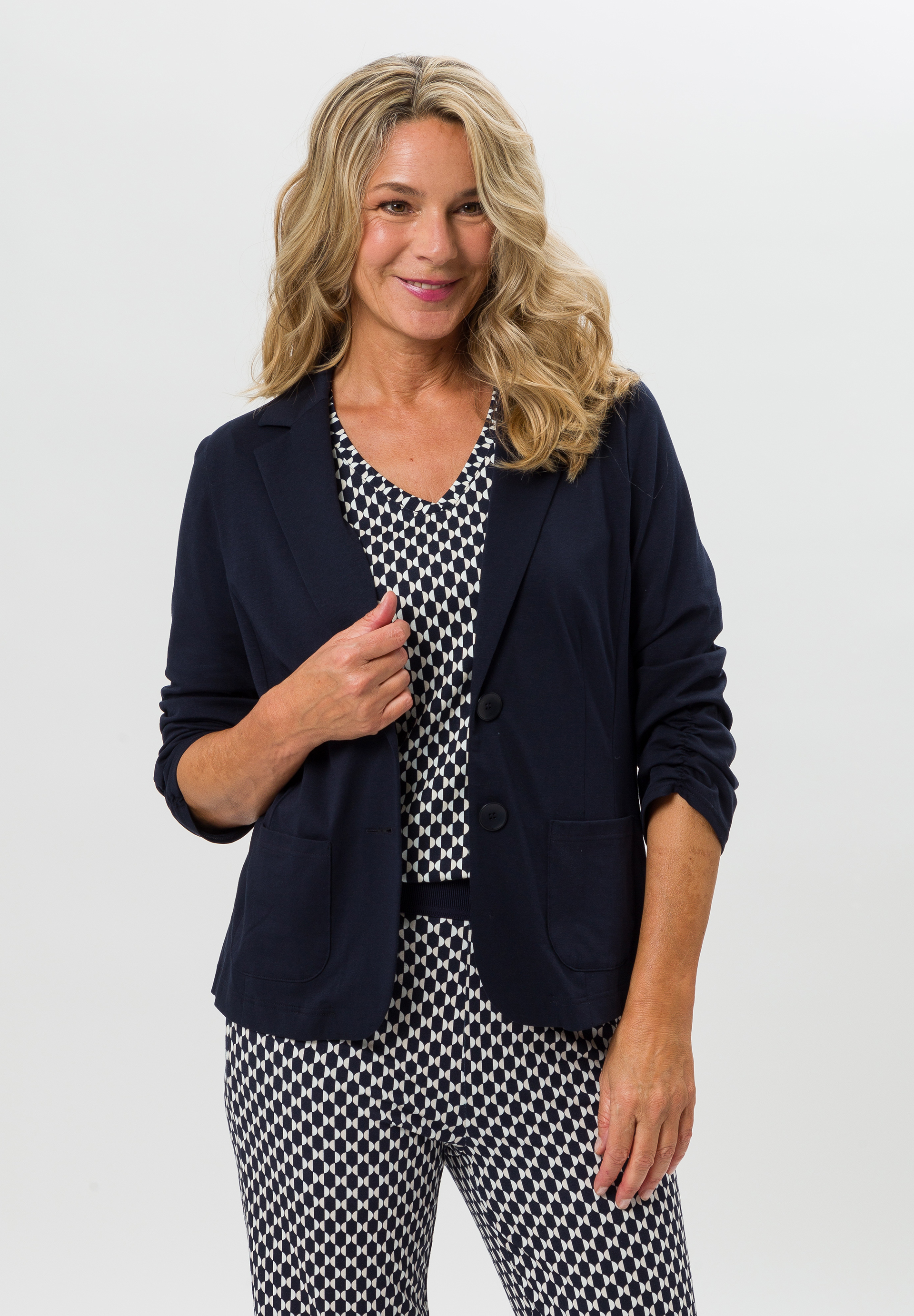 Jersey blazer with maximum freedom of movement Jersey blazer with maximum freedom of movement - Product Image 1