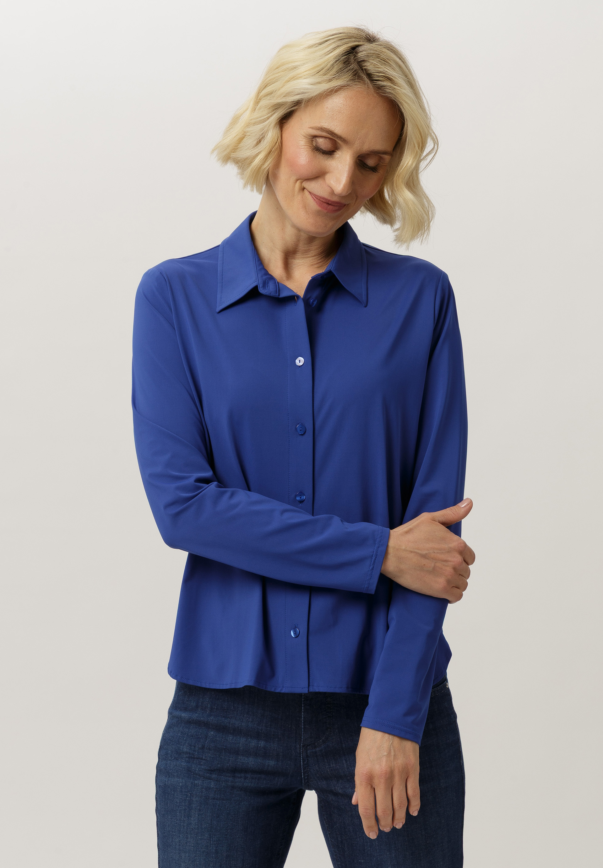 Bluse in Unifarben - Produktbild 1