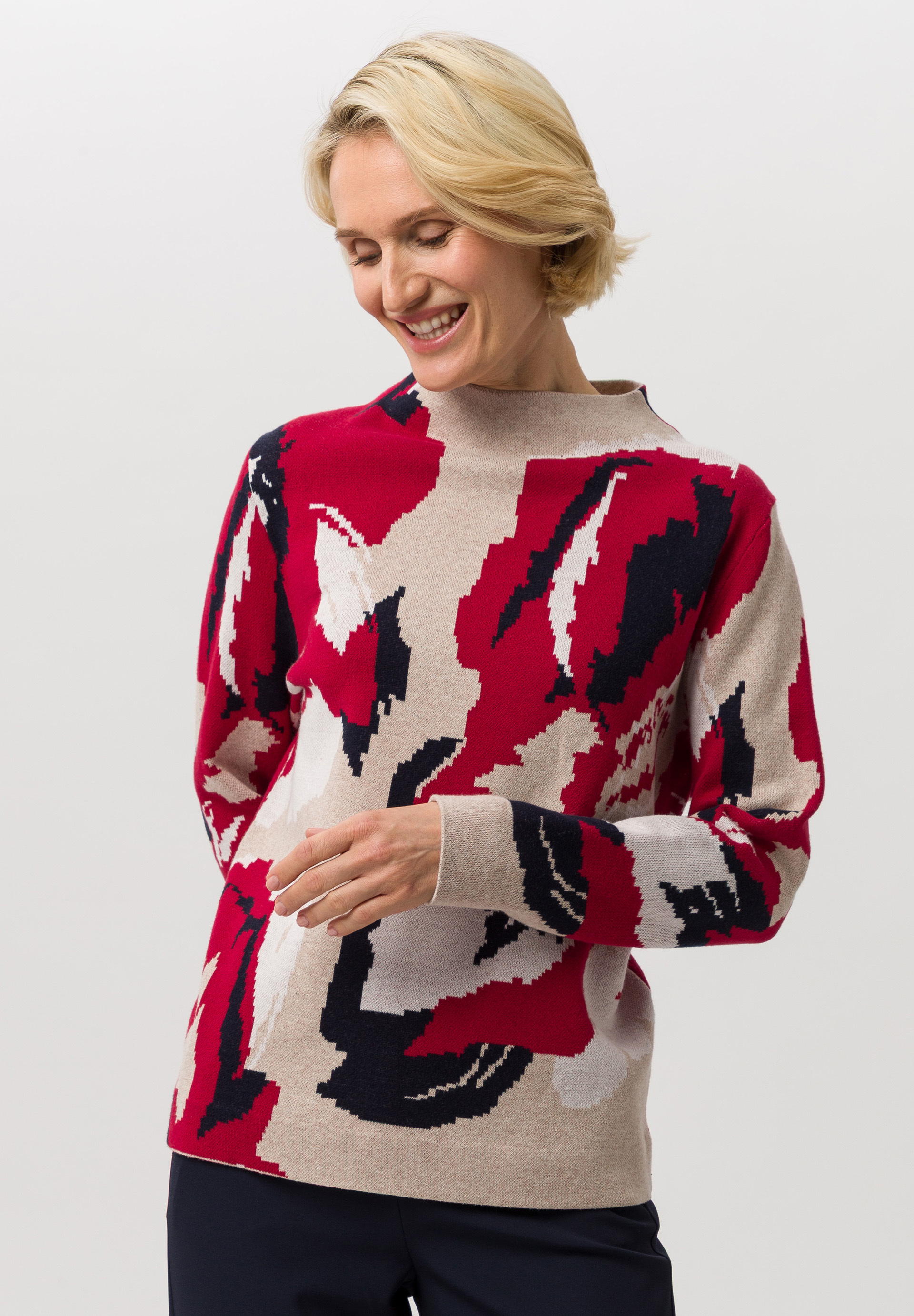 Strickpullover im Jaquard-Muster - Produktbild 1