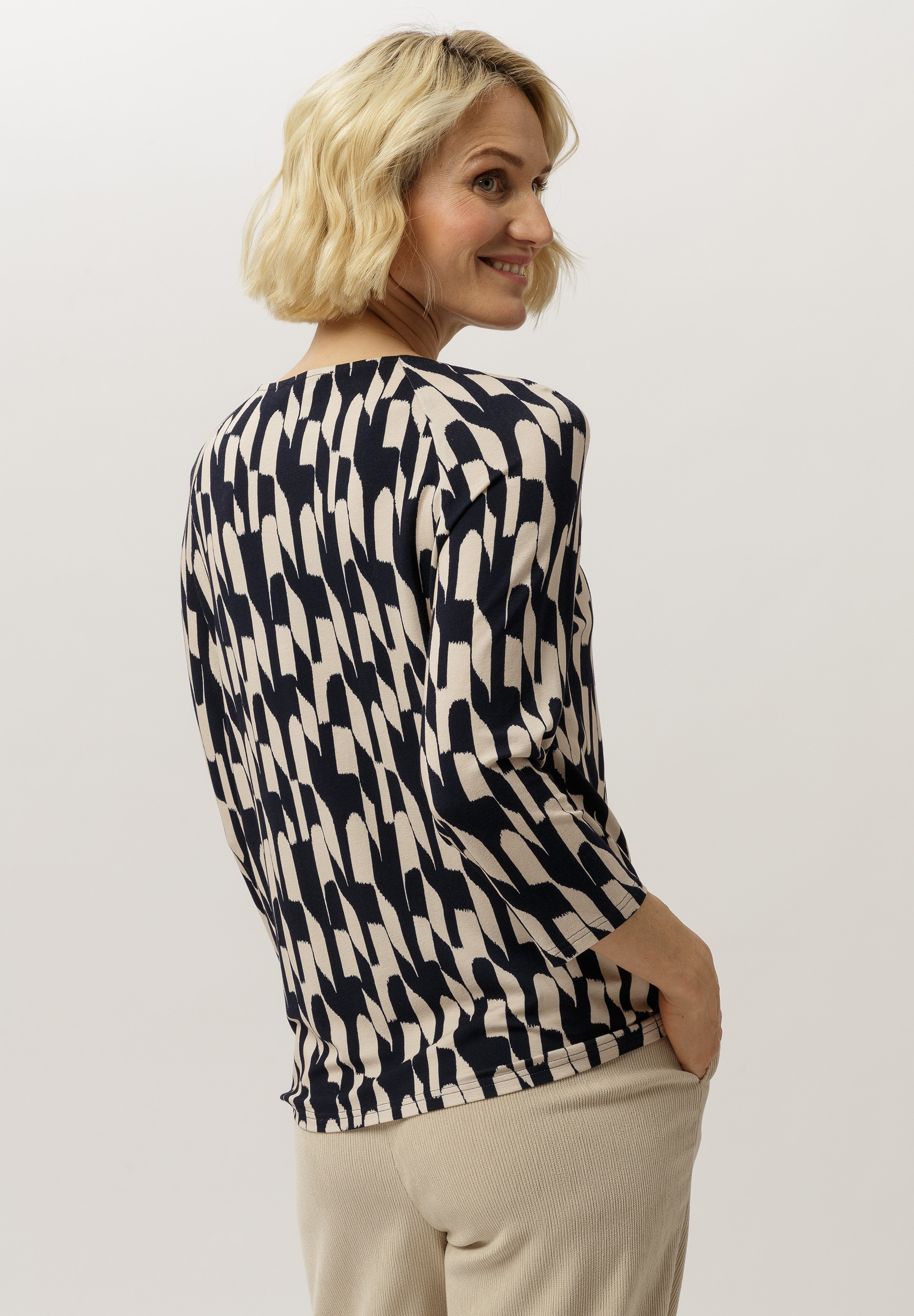 Shirt mit Strickbündchen - Bild 2