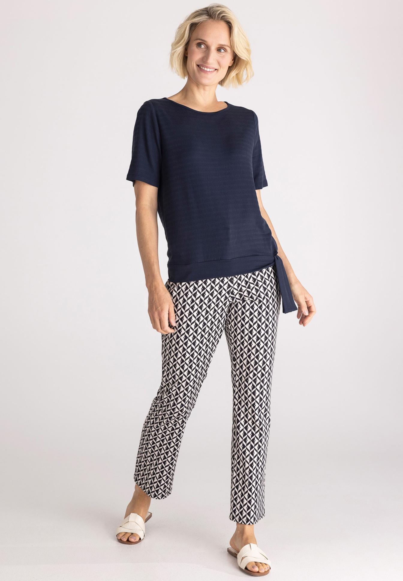 T-Shirt mit Bindebanddetail - Produktbild 2