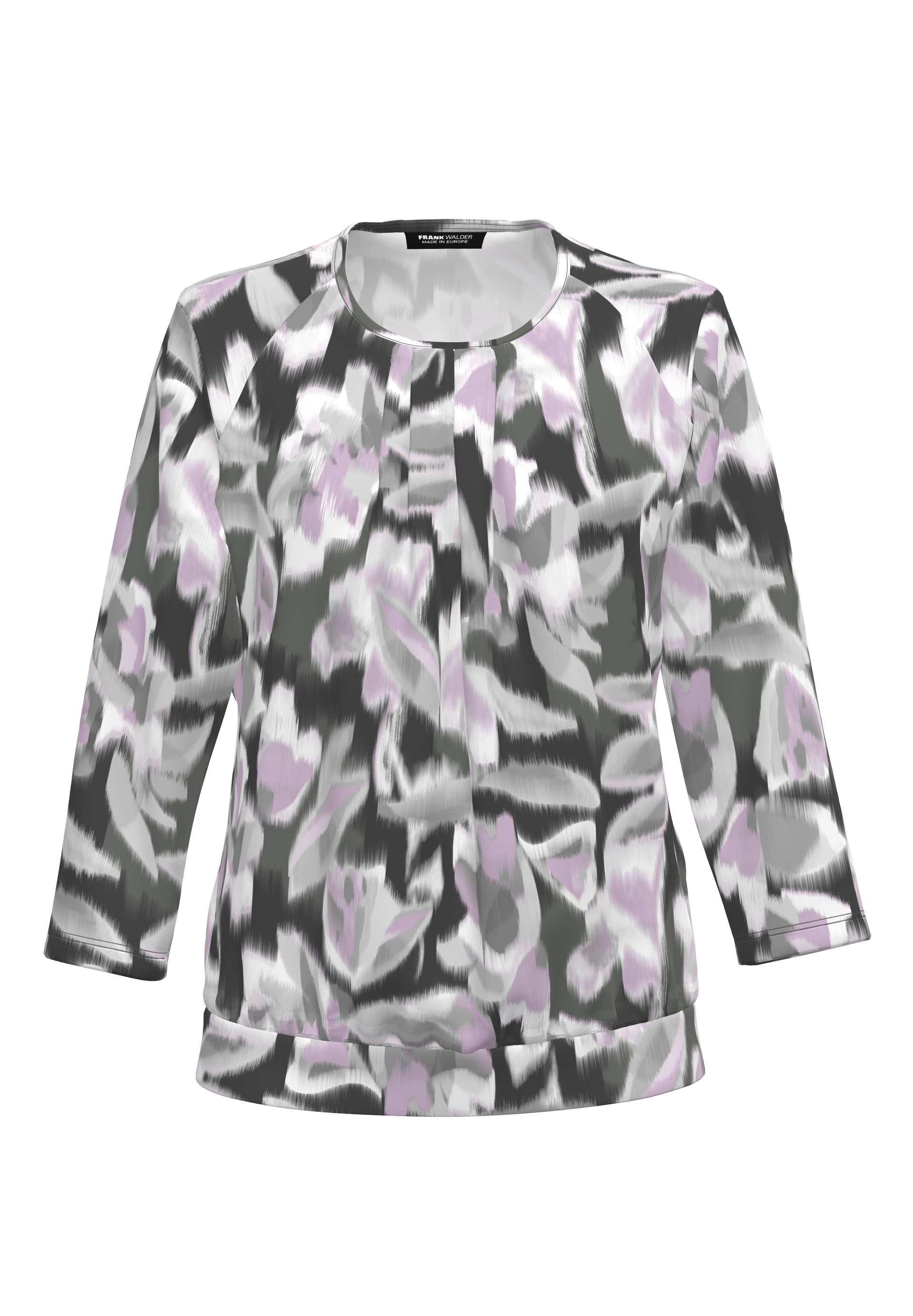 Blusenshirt mit aparter Faltenpartie Blusenshirt mit aparter Faltenpartie - Produktbild 1