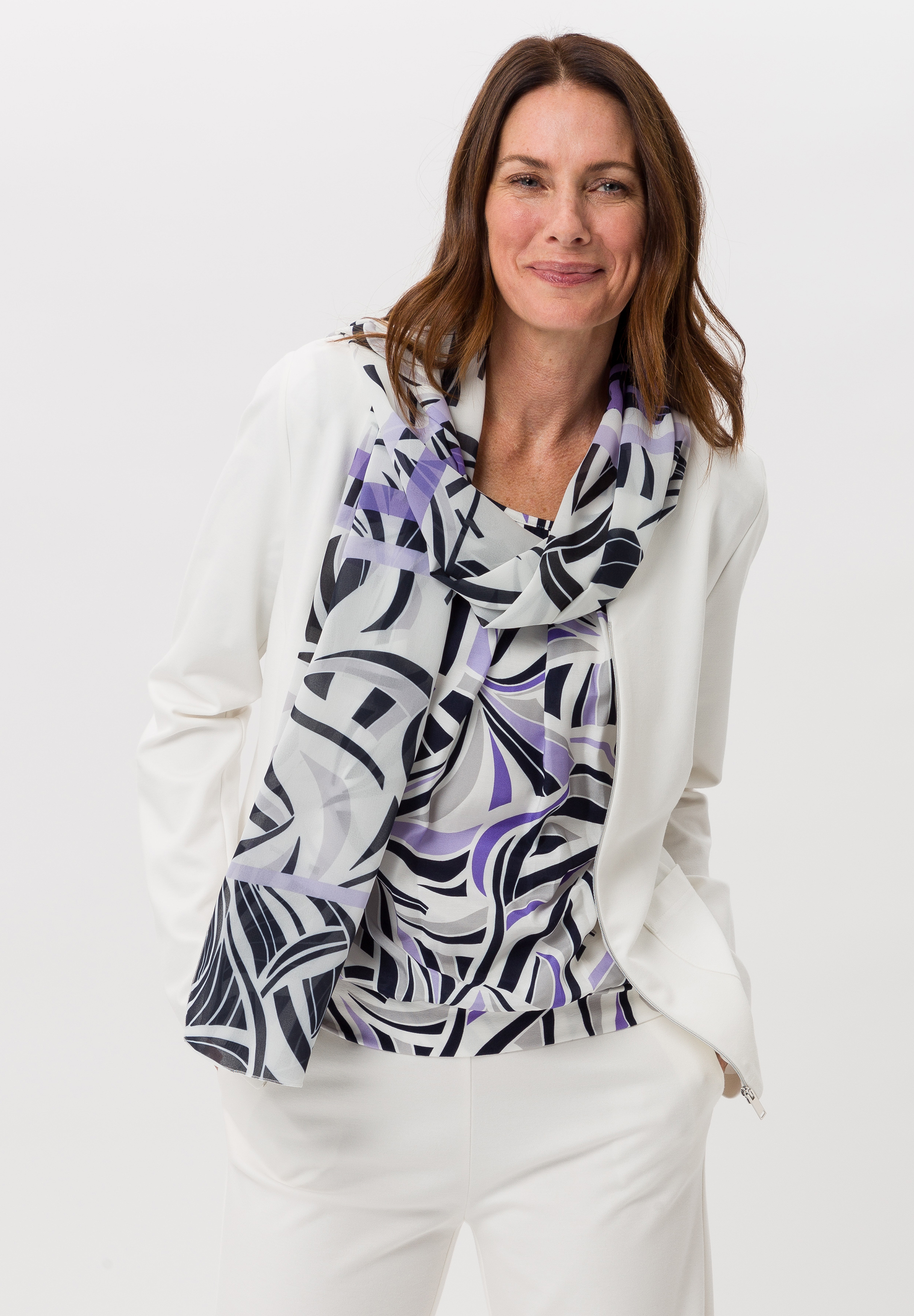 Tuch mit sommerlichem Druck Tuch mit sommerlichem Druck - Produktbild 1