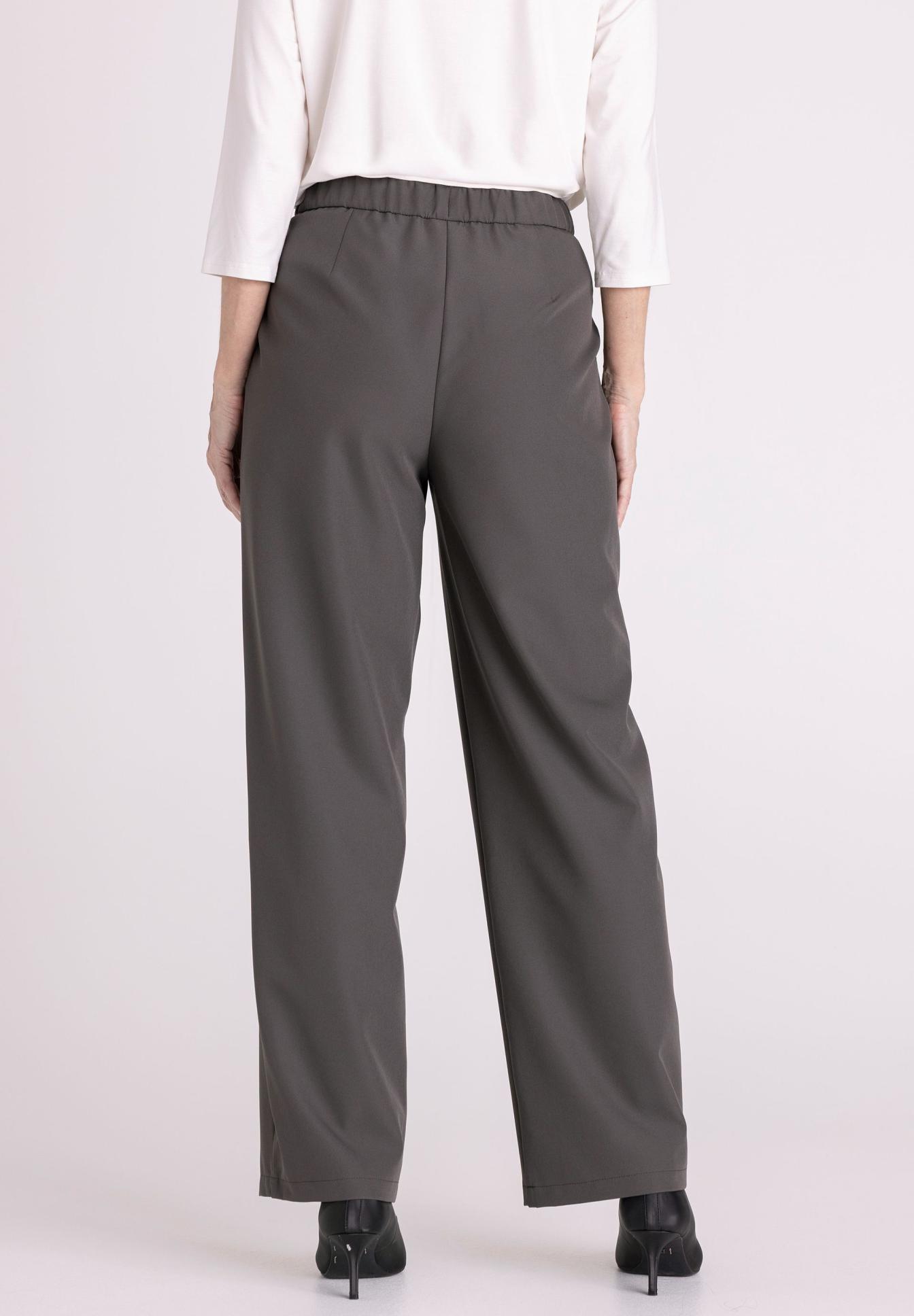 hosen, loose-fit, mid-grey, elastischerbund, knöchellang, hose, hose grau, weitenweite, elastischer bund, gerades fußende, Hose, Grau, Weite, Elastischer Bund, Beinlänge, Hose, Grau, Weite, leger, Elastischer Bund