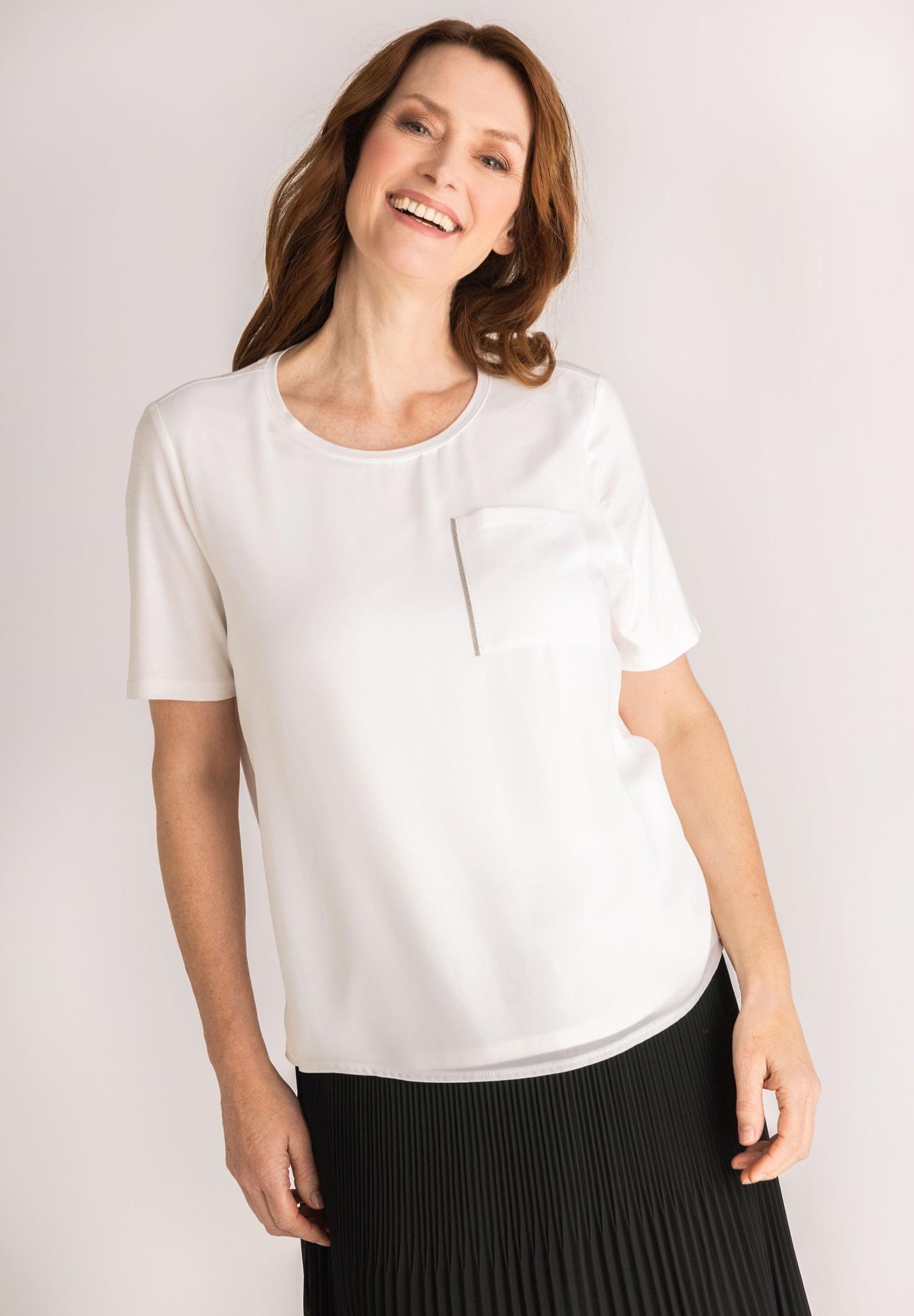 Blusenshirt mit Ziernaht-Detail - Produktbild 1