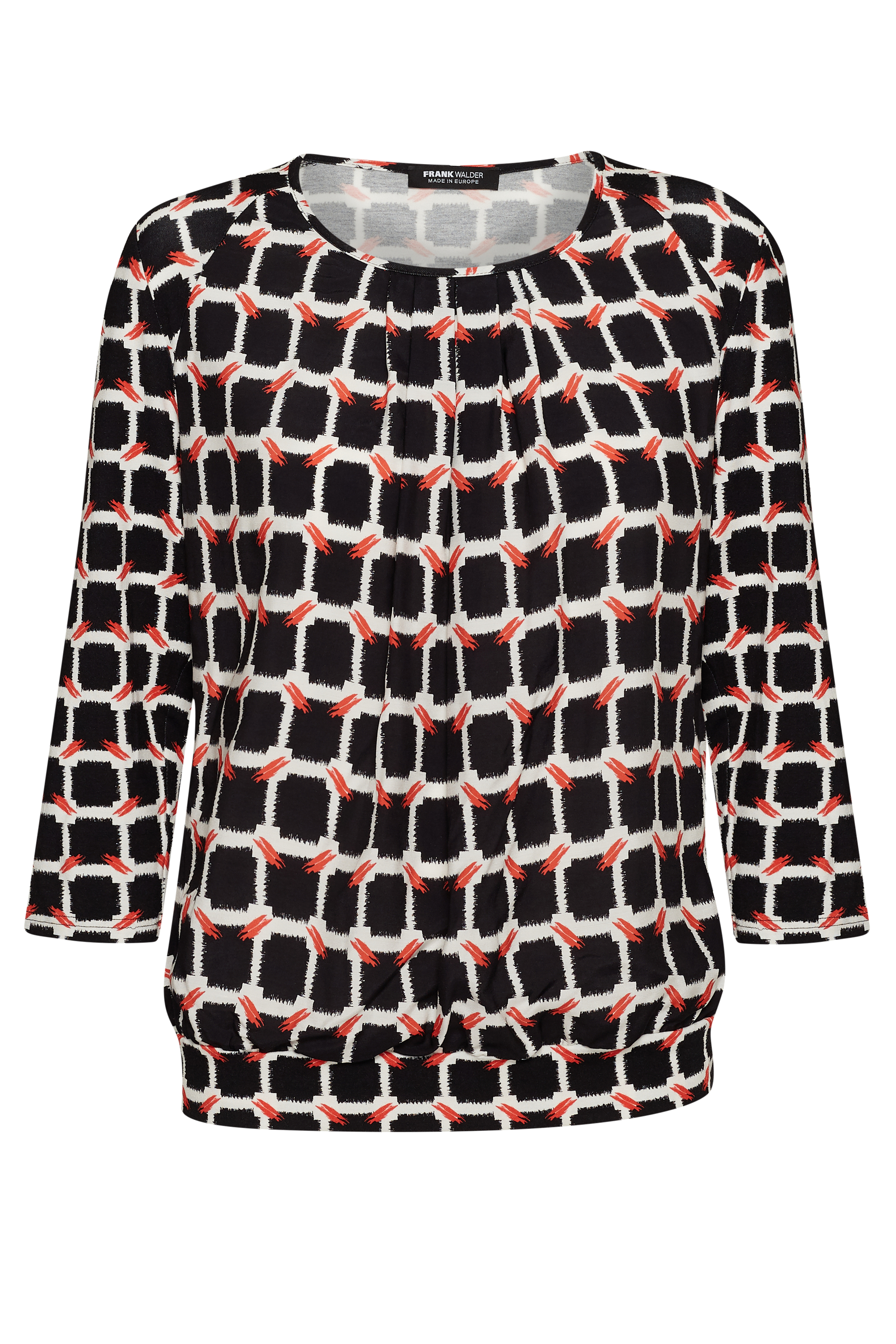 Shirt 3/4 Ärmel mit femininer Faltenpartie - Produktbild 1