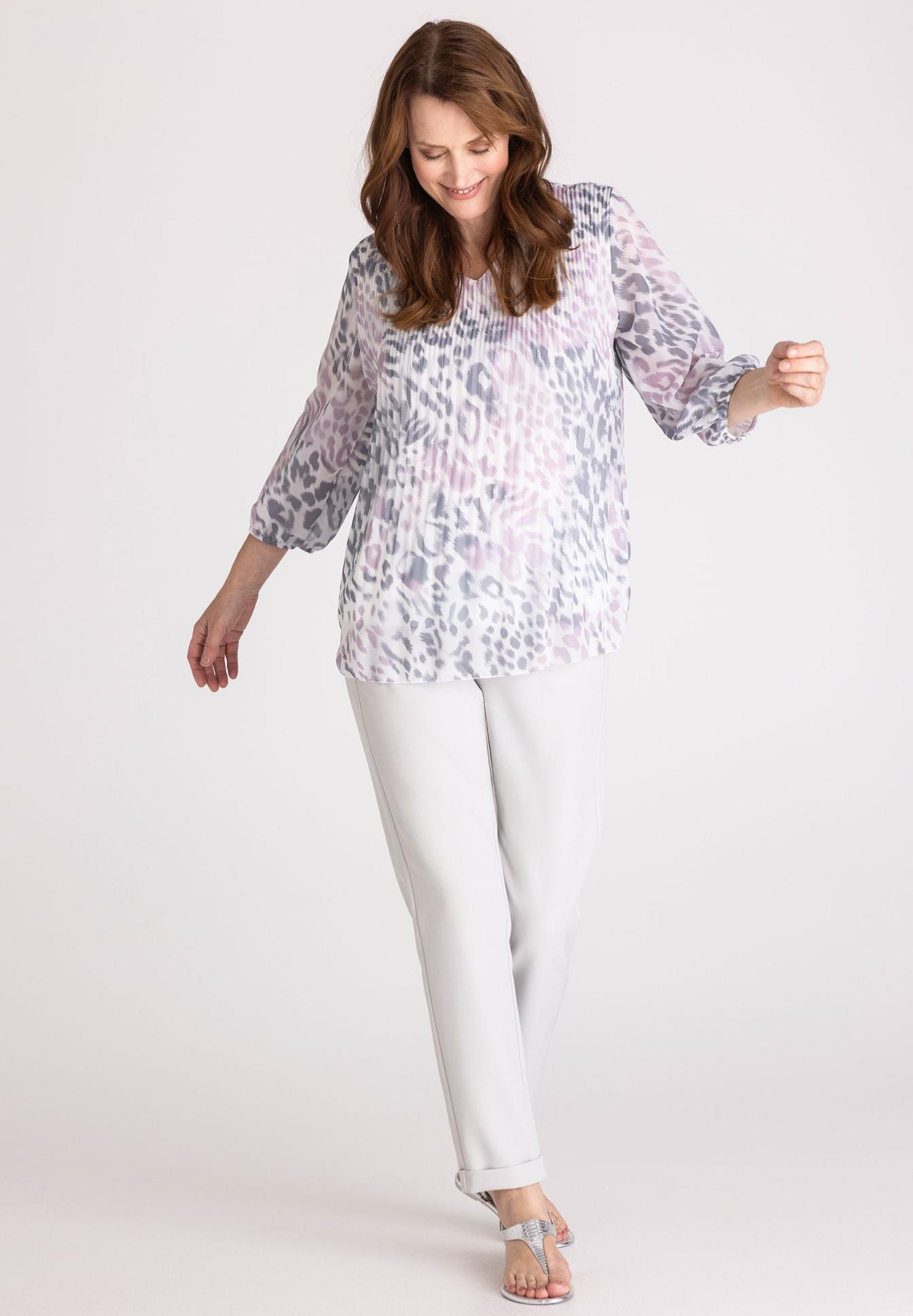 Bluse mit Plissee-Struktur - Produktbild 2