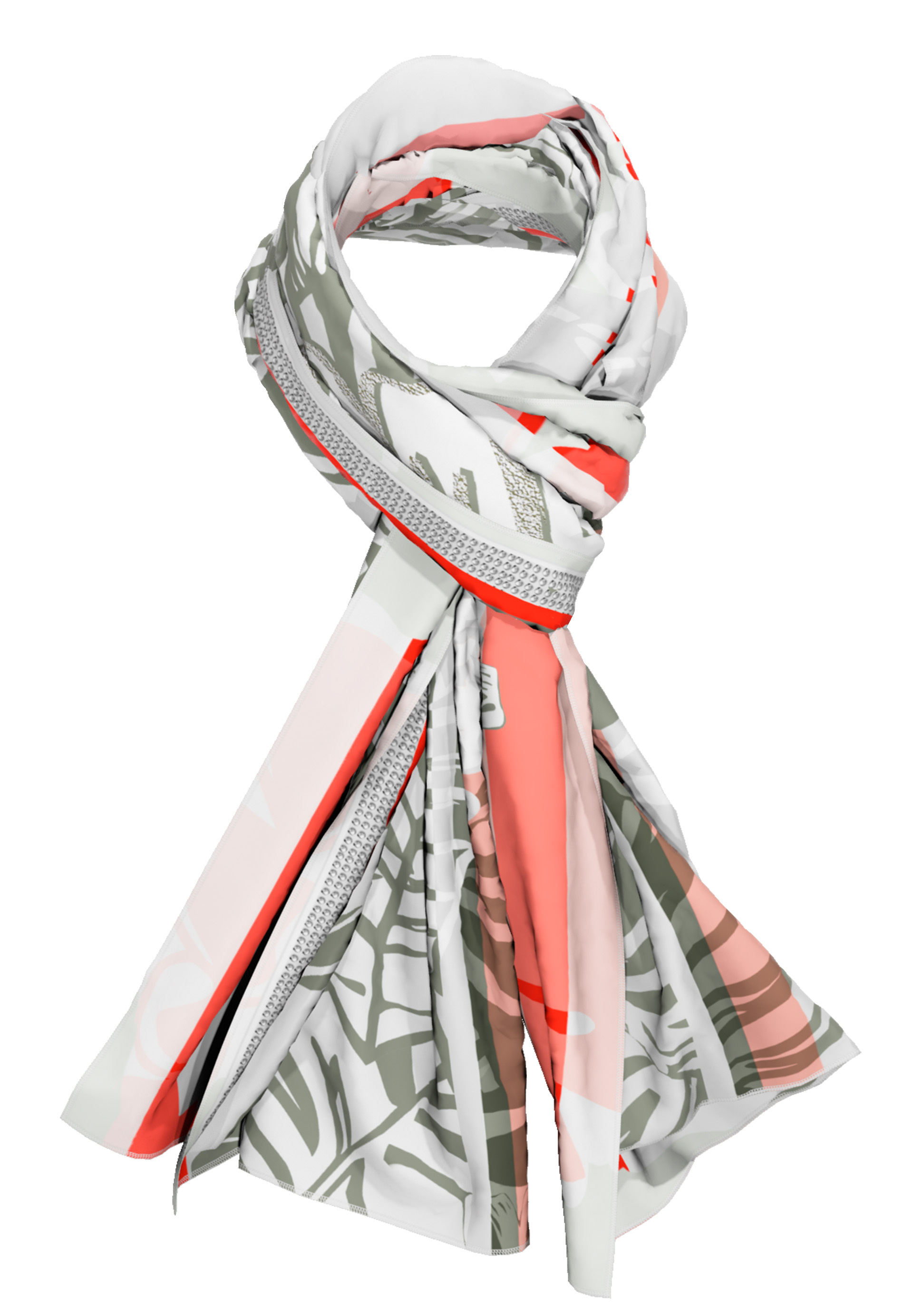 Tuch mit sommerlichem Druck - Bild 4 Tuch mit sommerlichem Druck - Bild 4