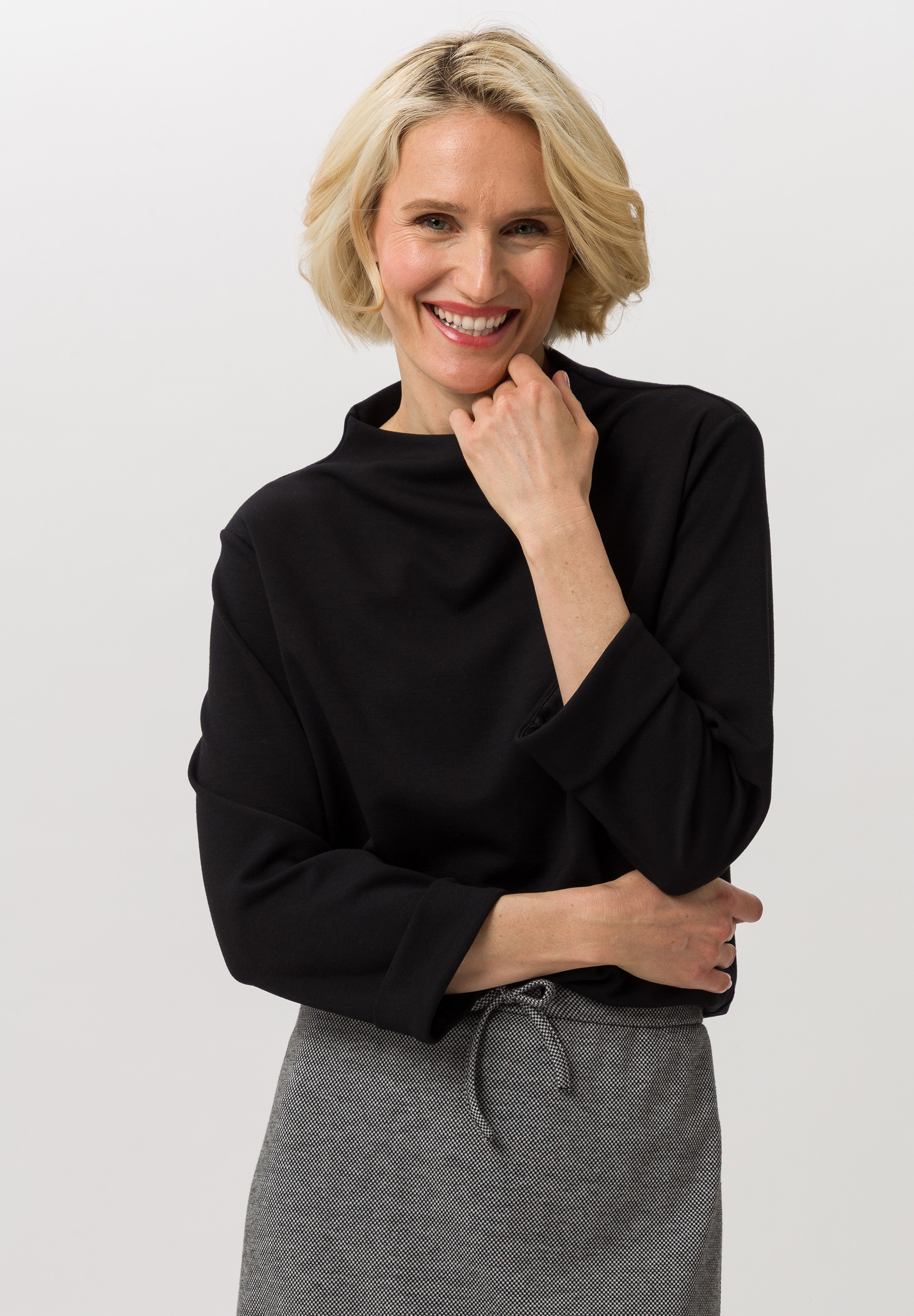 Sweatshirt aus weichem Modal-Mix - Produktbild 1