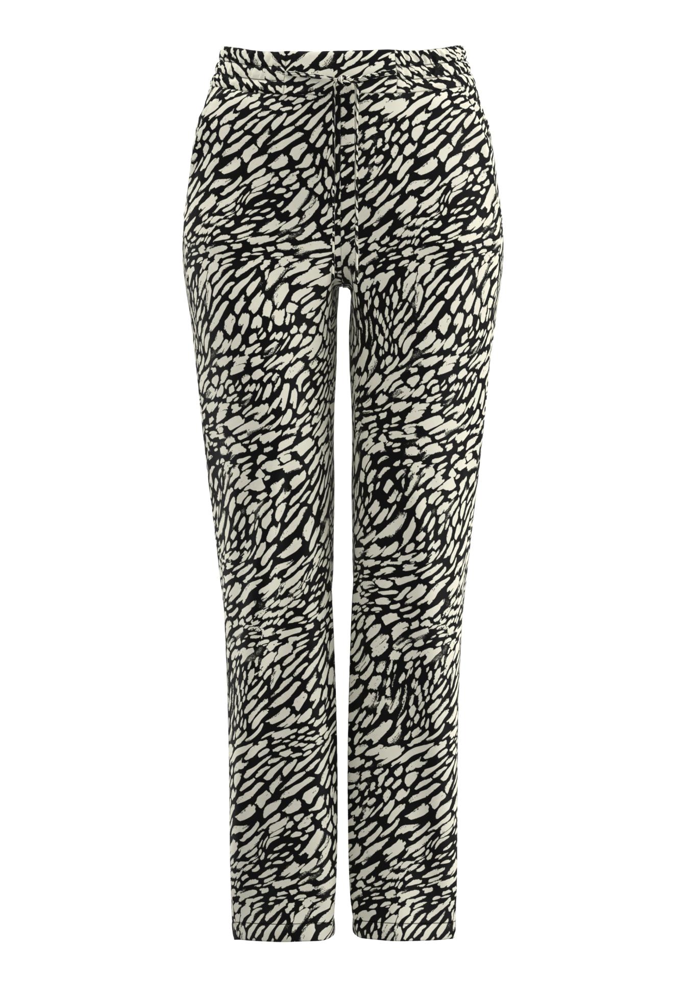 Broek in modernem Alloverprint - Produktbild 1