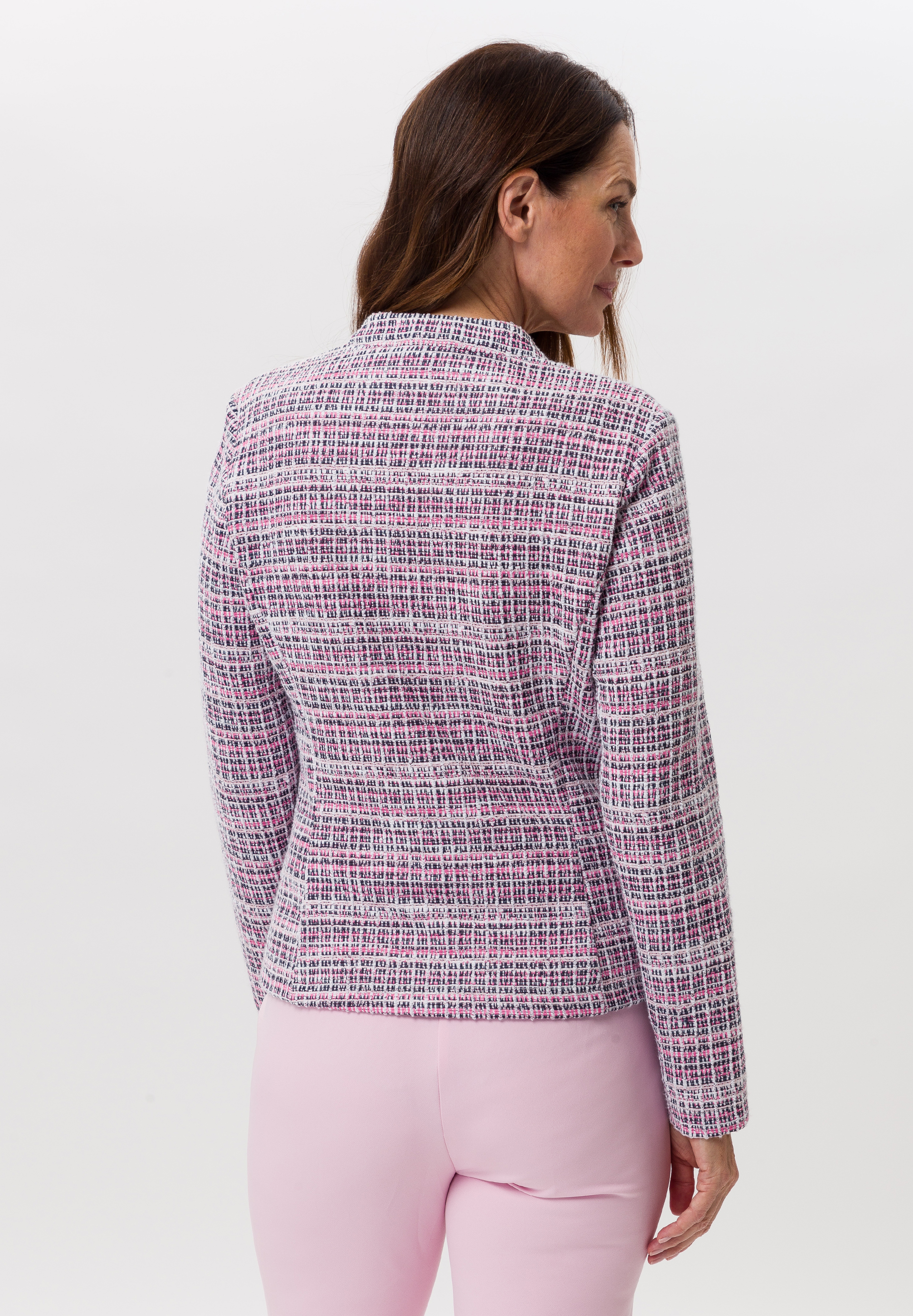 Blazerjacke aus multicolor Strick - Bild 2