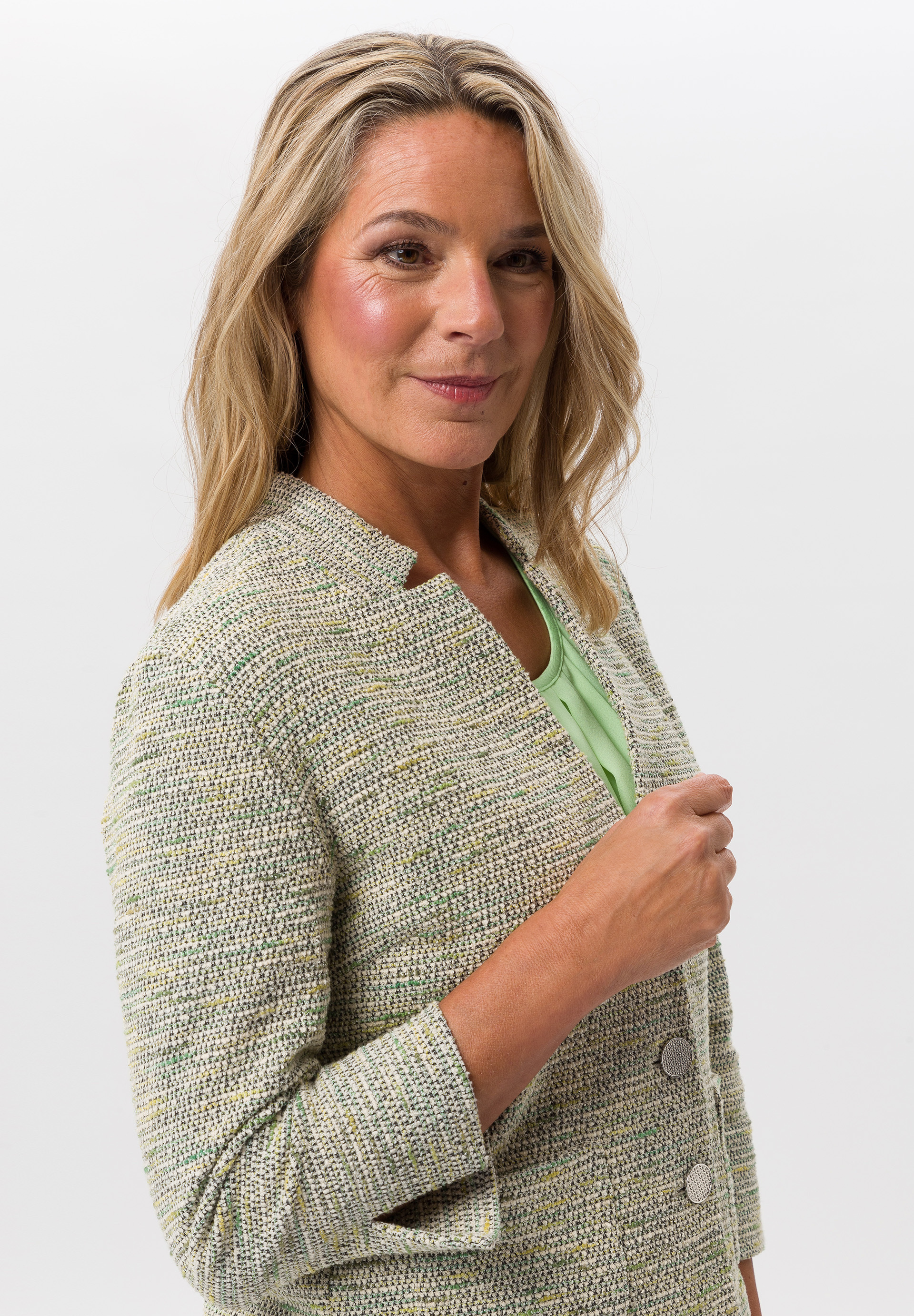 Blazer aus Struktur-Jersey - Bild 4