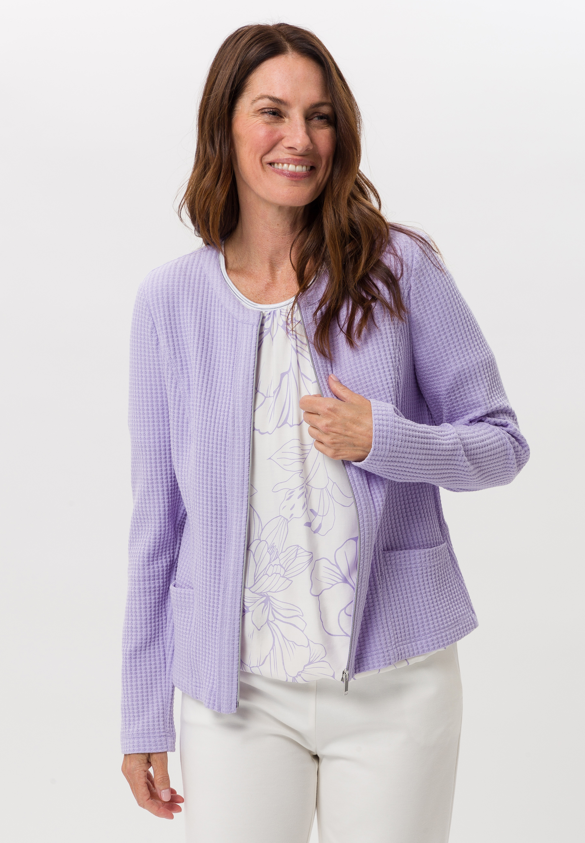 Blazer jacket made from jersey with zip - Bild 1 Blazer jacket made from jersey with zip - Bild 1