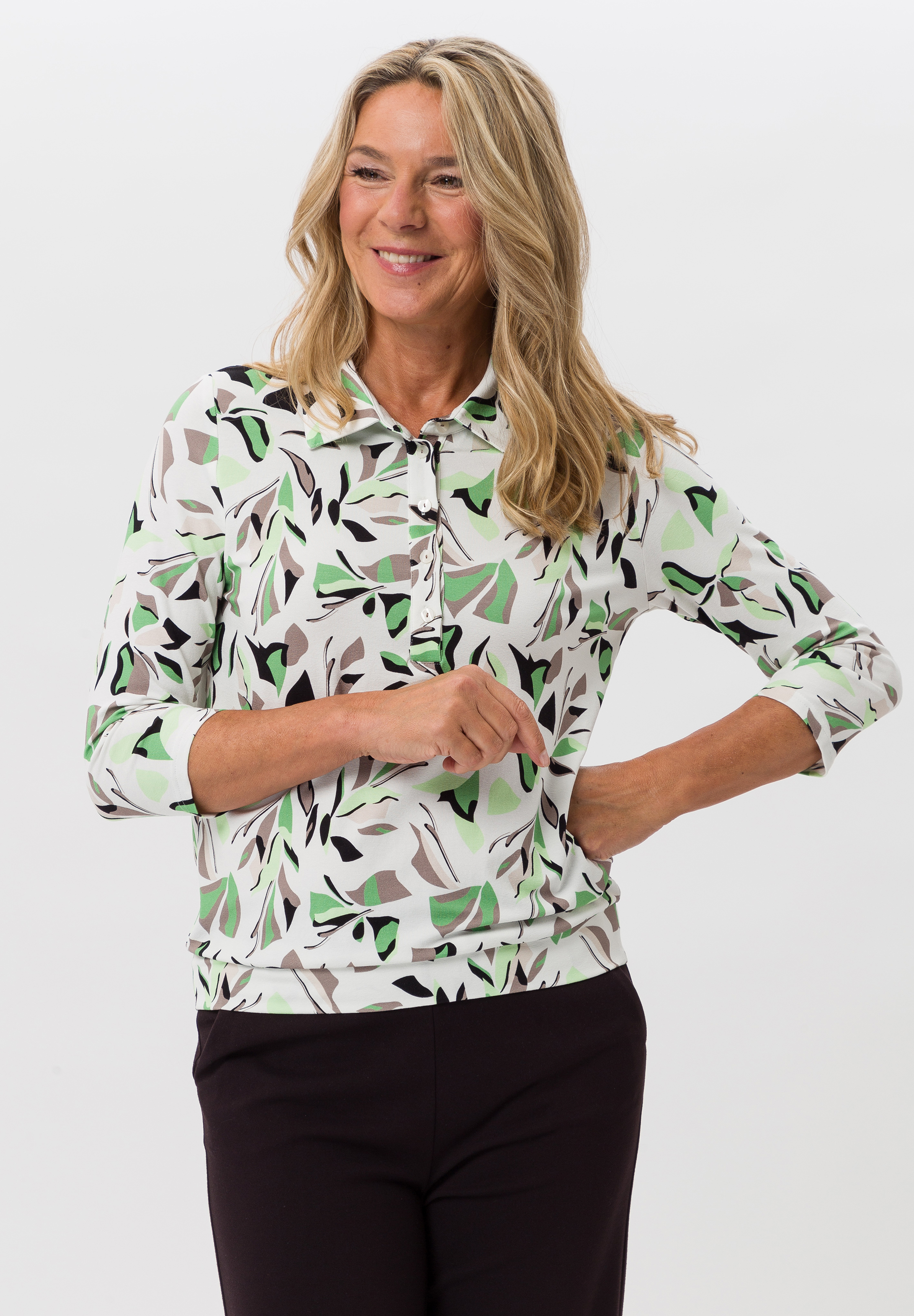 Poloshirt aus Ecovero Viskose - Produktbild 1