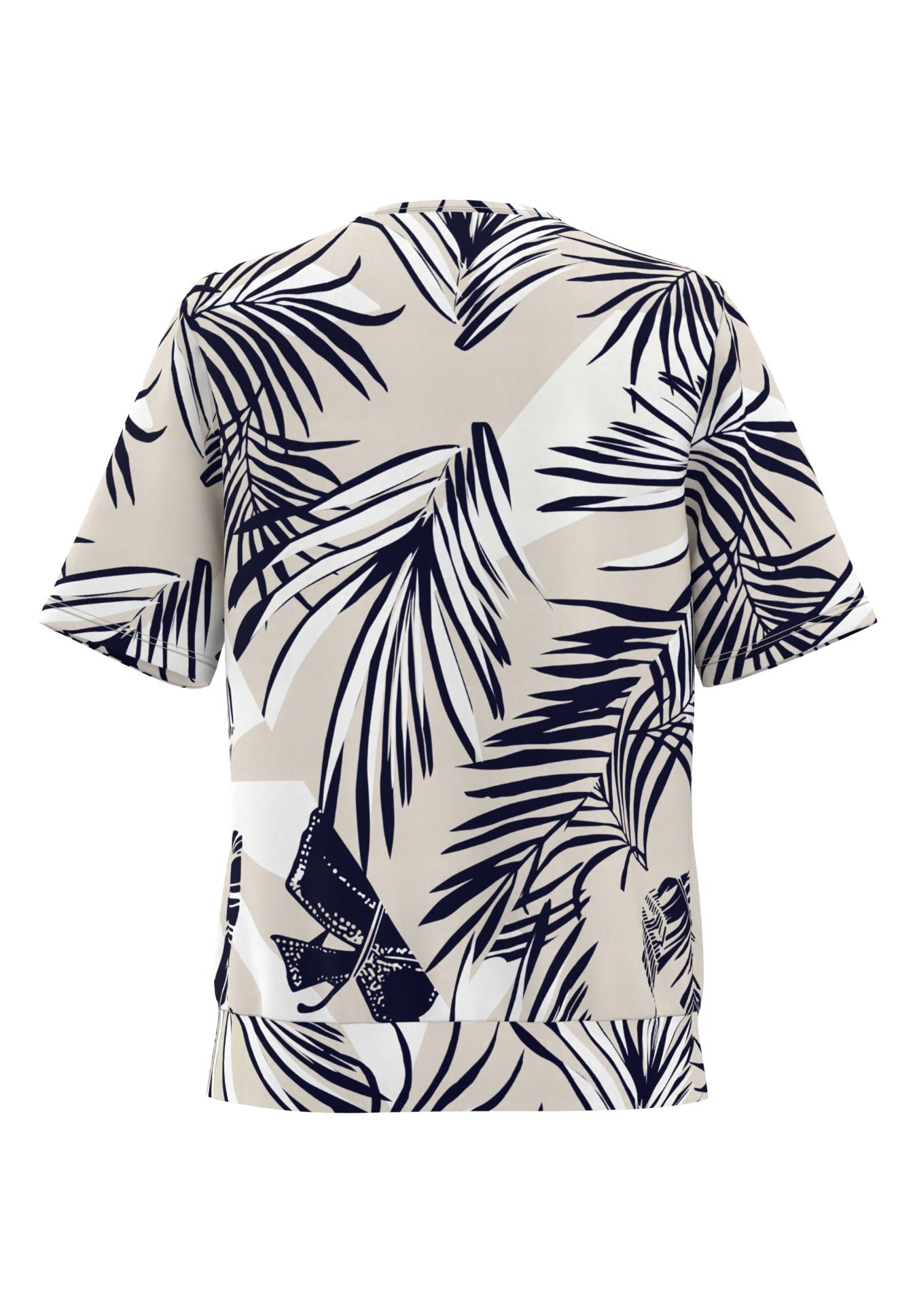 Blusenshirt mit Tropenprint - Produktbild 2