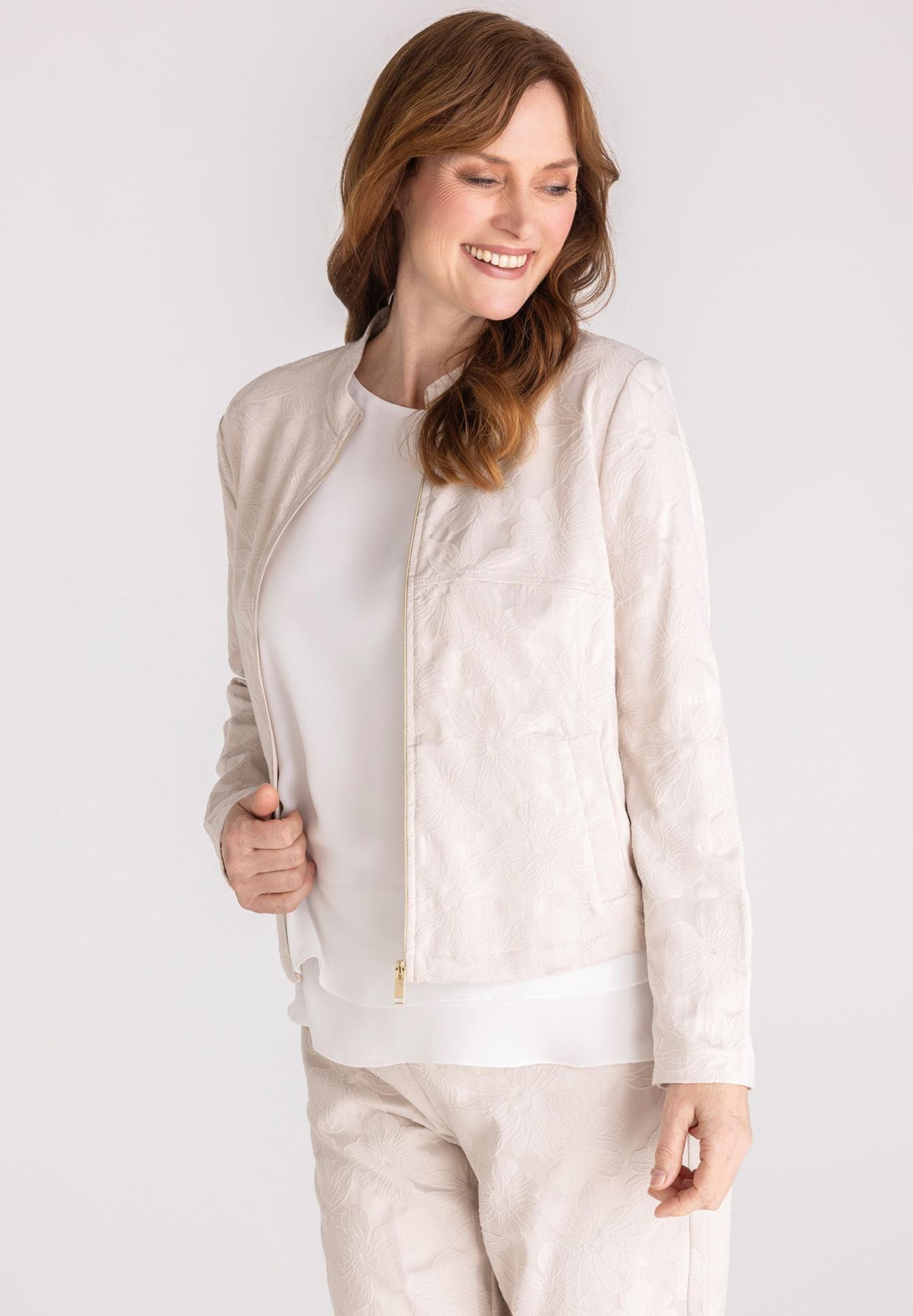 Lightweight jacket with button placket - Product Image 1