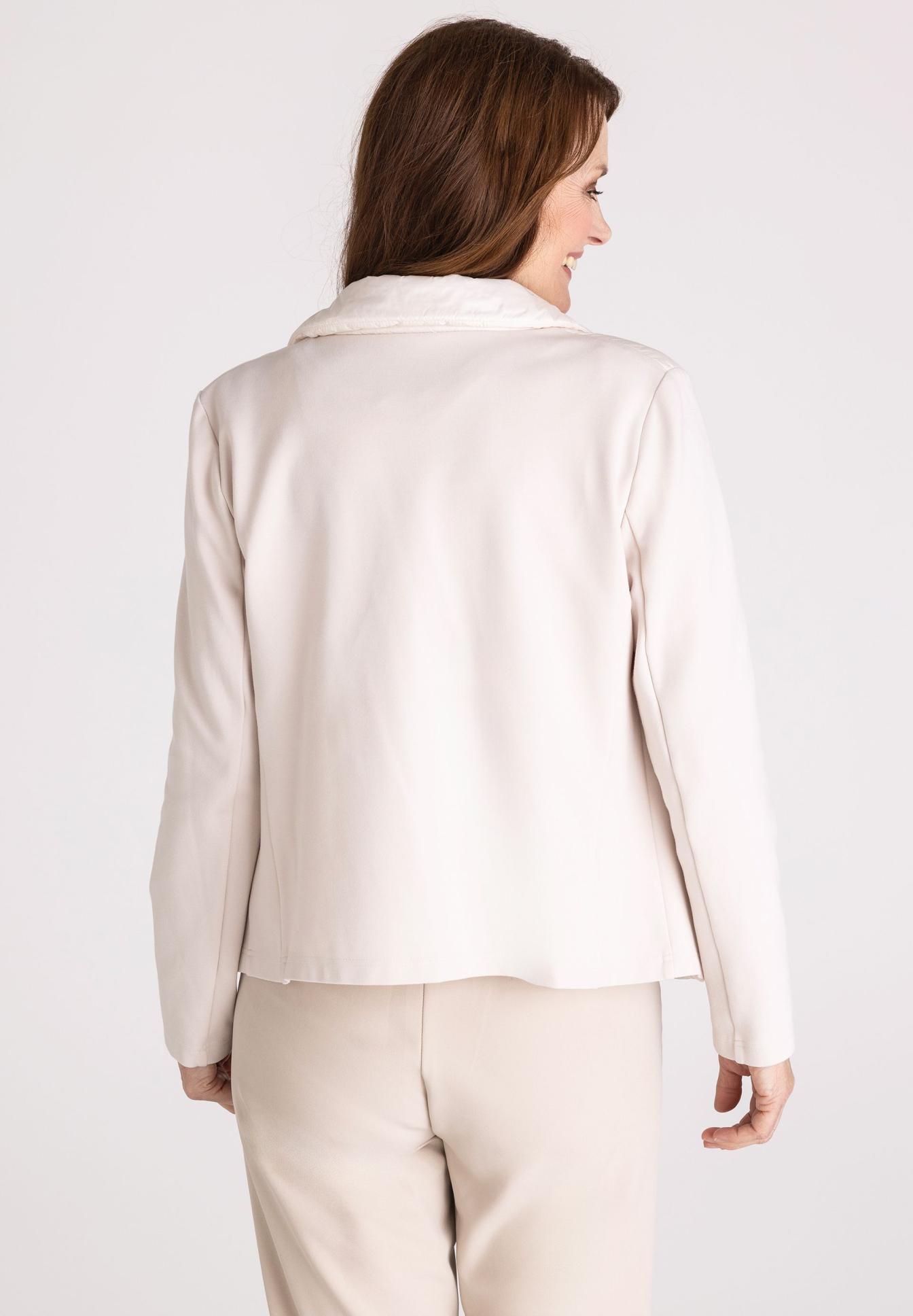 jacke, lederjacke, beige, langarm, unisex, jacke, lederlook, beige, knopflose, collar, lederjacke, beige, backview, langarm, kollektion, Hemdjacke, Lederjacke, Beige, Kragen, Backview, beige jacket, blazer, collar, long sleeves, soft fabric