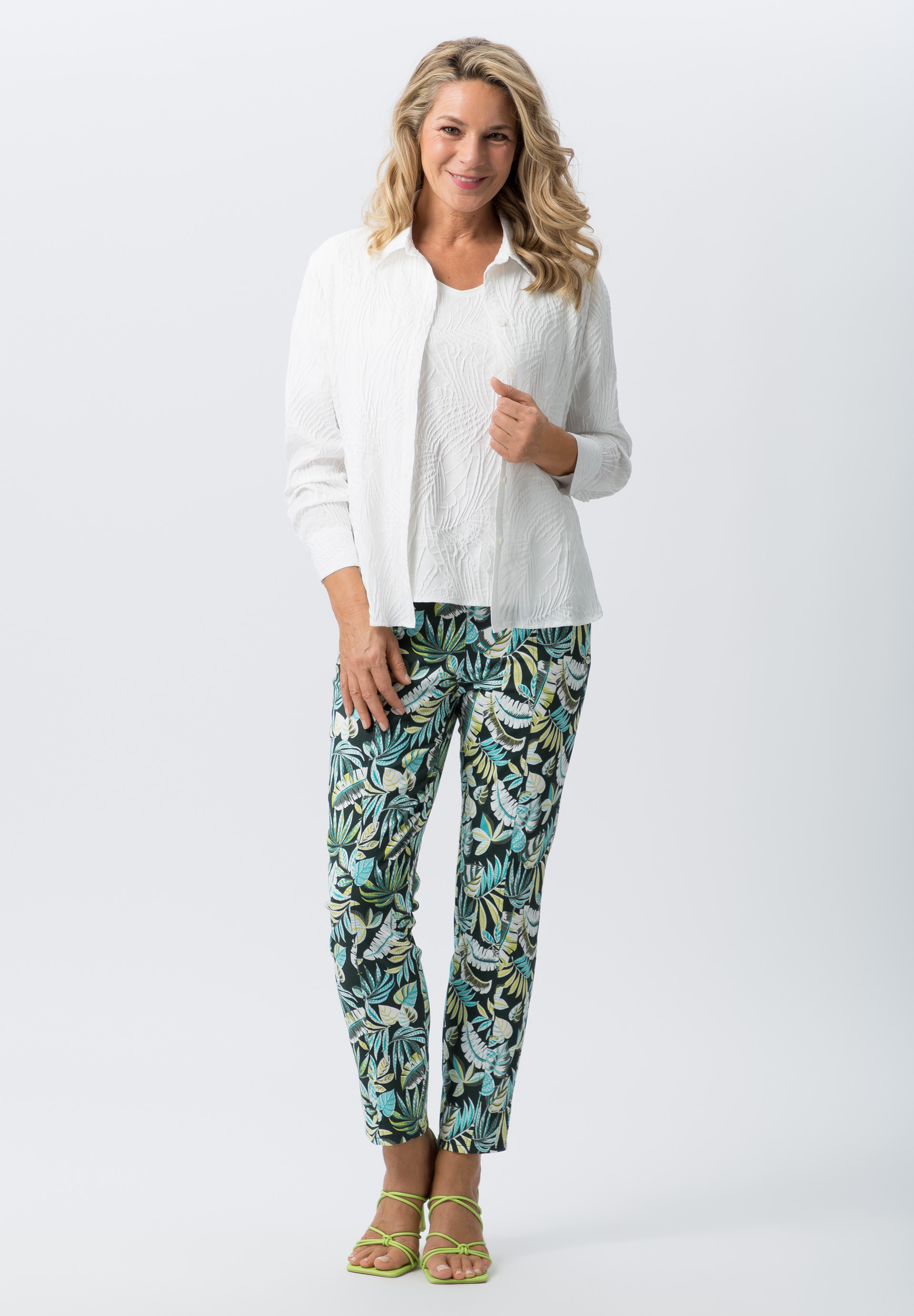 Blusenshirt mit Strukturdesign Blusenshirt mit Strukturdesign - Produktbild 2