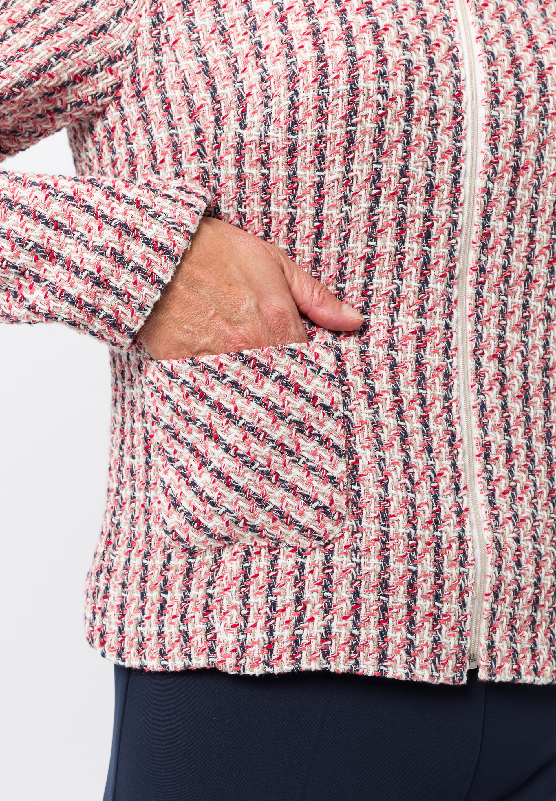 Leichtjacke mit dekorativem Reißverschluss - Bild 4