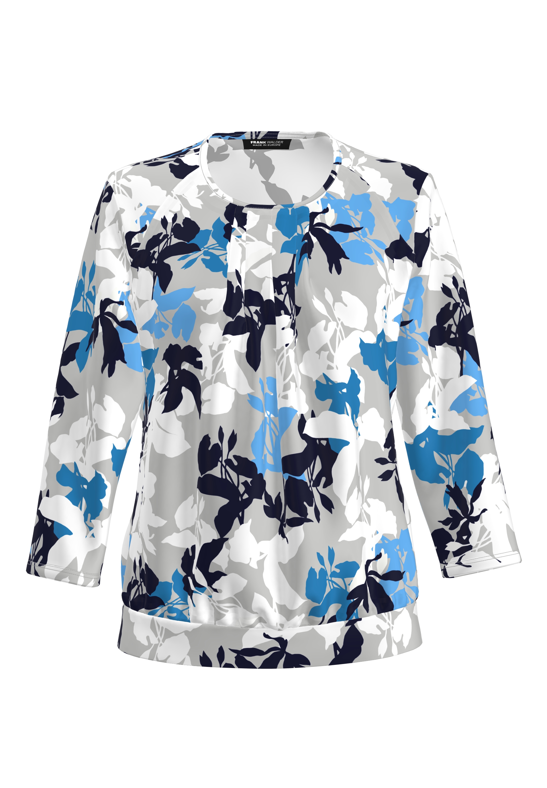 Blouse shirt in a trendy floral design - Product Image 1
