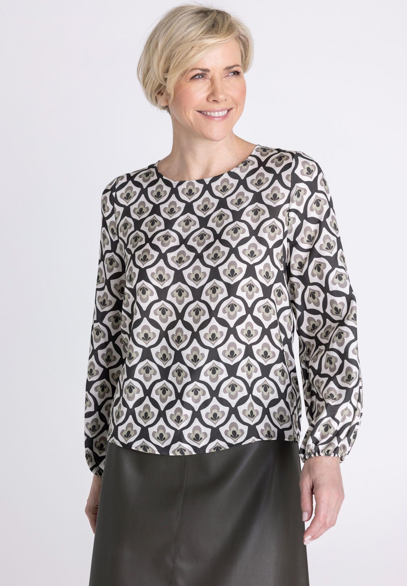 Bluse mit Gummibündchen - Produktbild 1