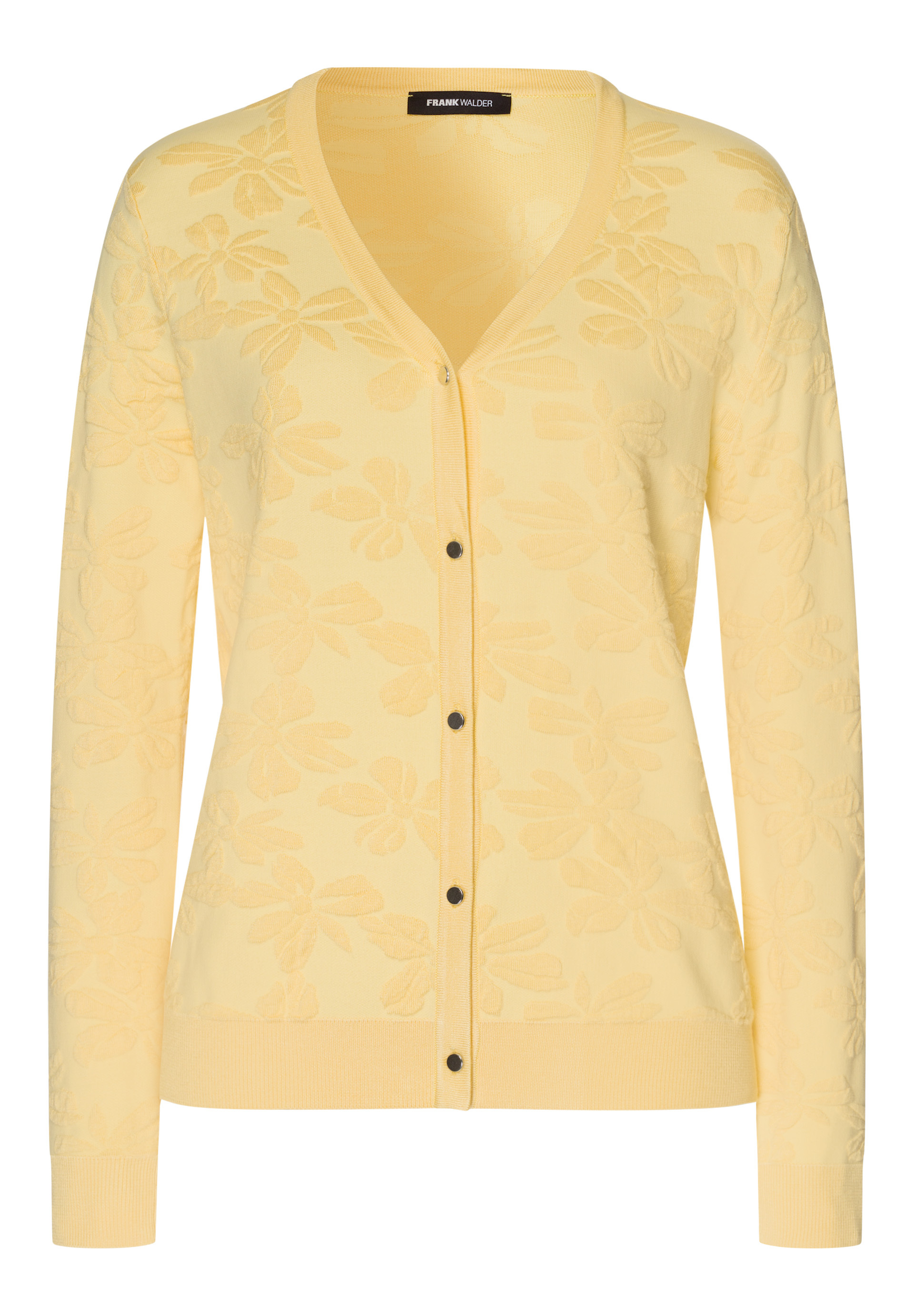 Strickjacke in floralem Feinstrick - Produktbild 1