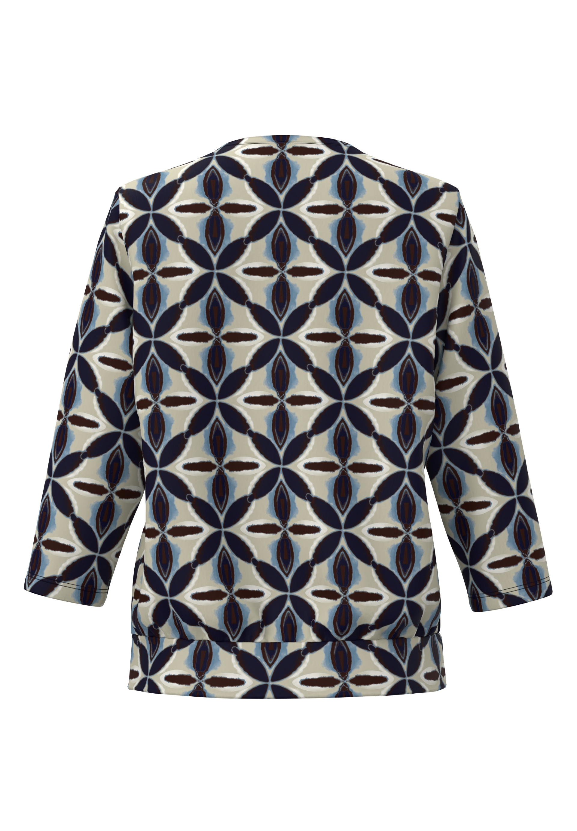 Blusenshirt mit Faltendetail im Vorderteil Blusenshirt mit Faltendetail im Vorderteil - Produktbild 2